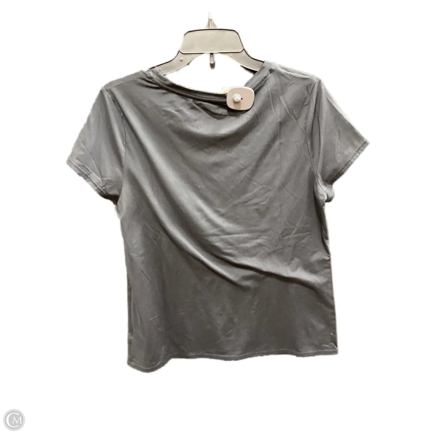 Athletic Top Short Sleeve By Lands End In Black, Size: M