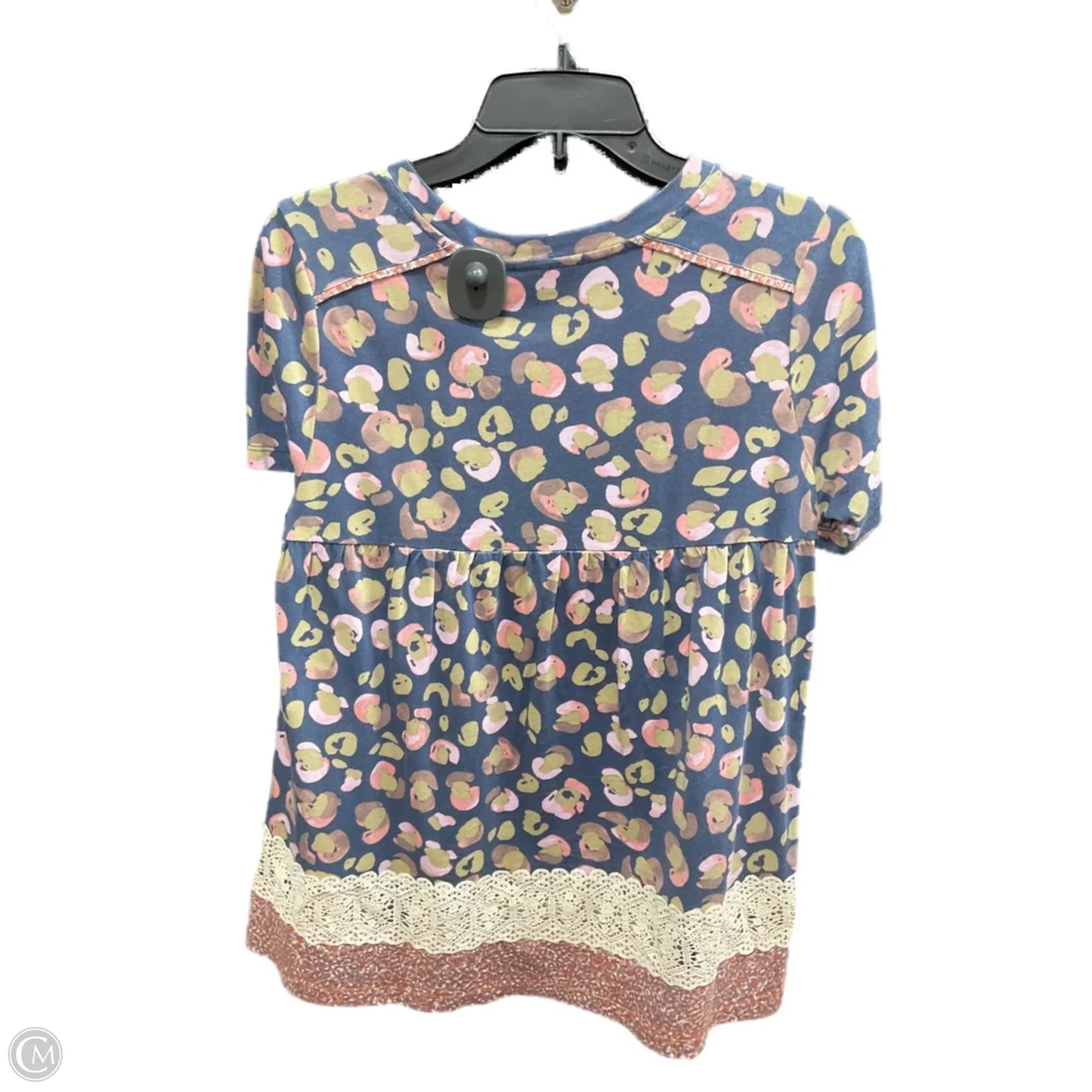 Top Short Sleeve By Logo In Multi-colored, Size: S