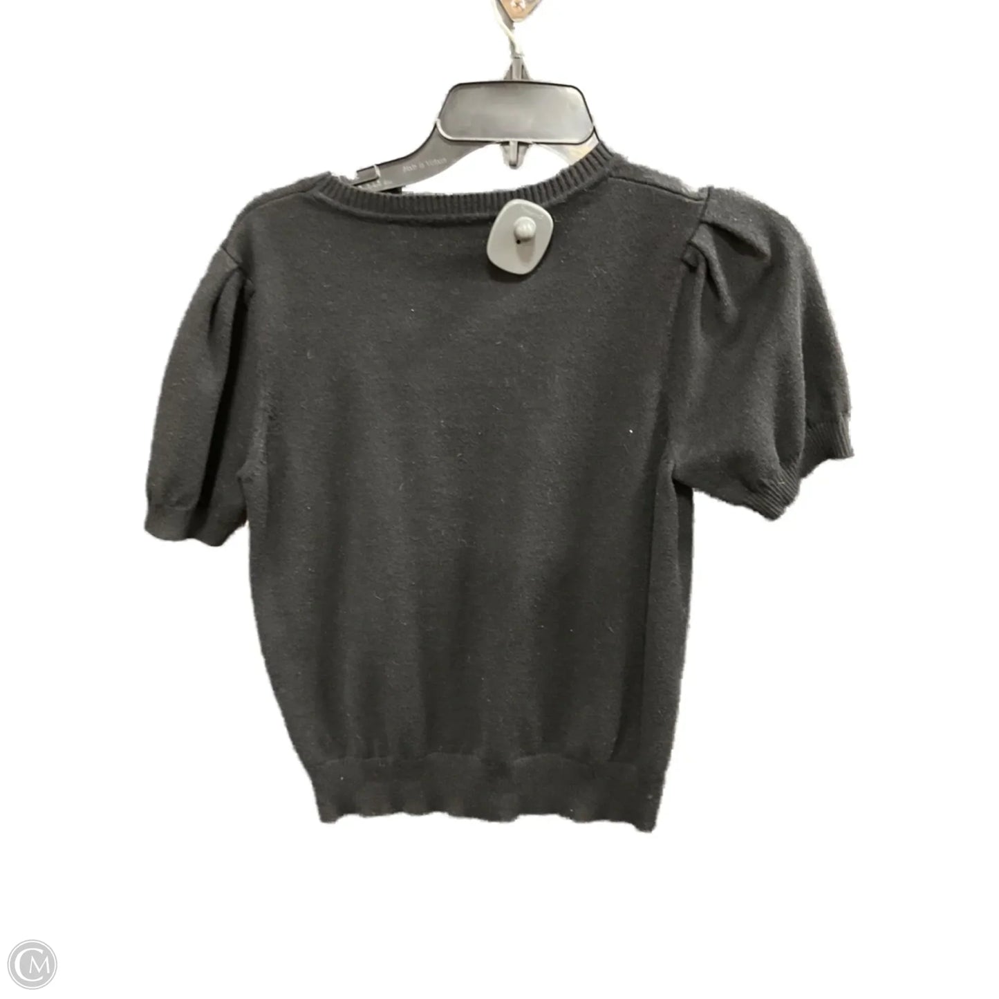 Top Short Sleeve By Tahari In Black, Size: M