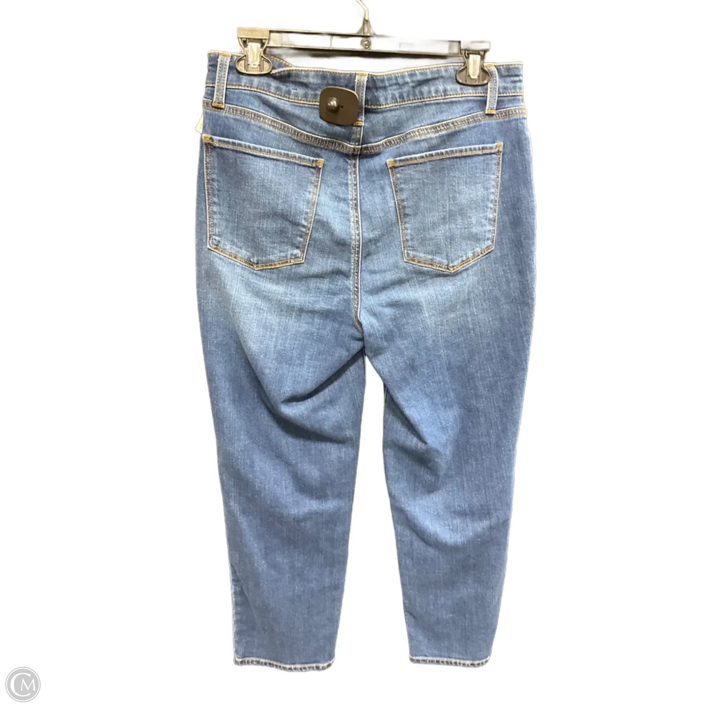Jeans Cropped By Talbots In Blue Denim, Size: 8