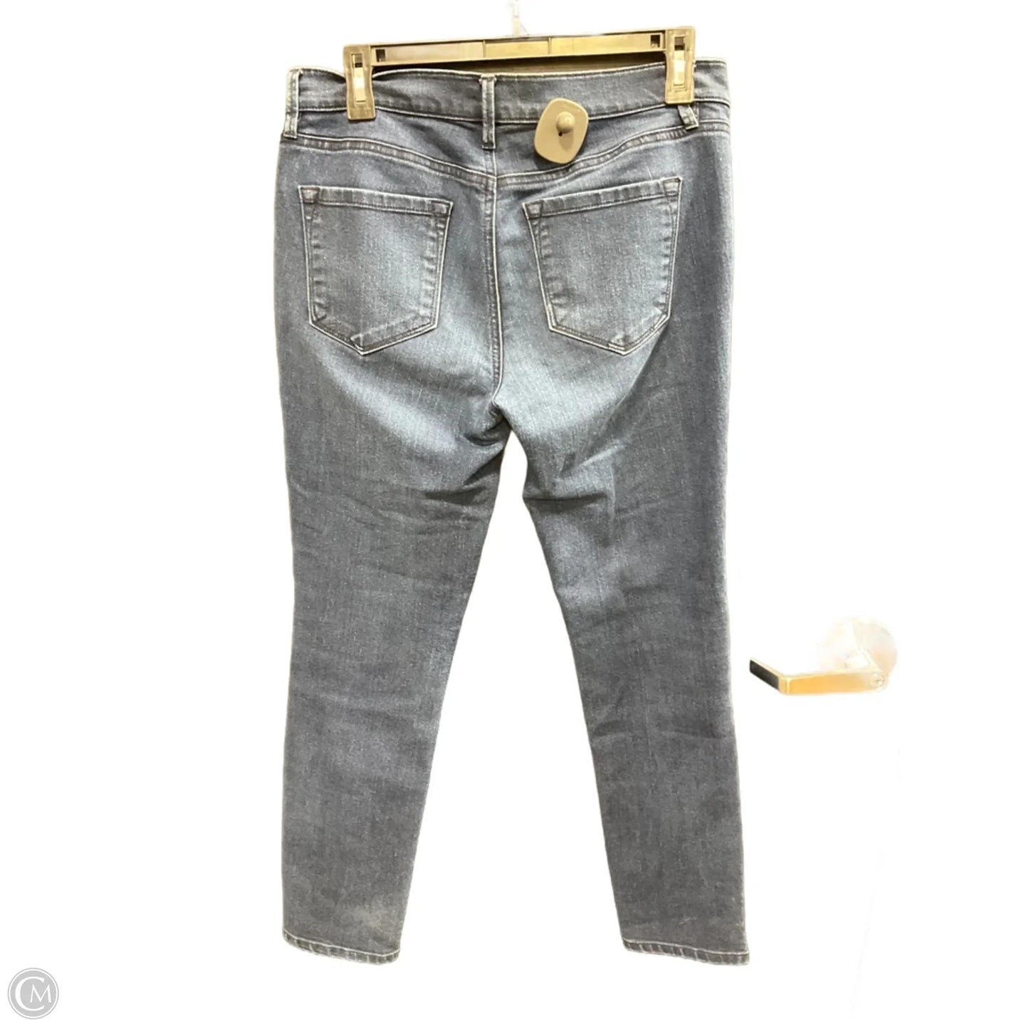 Jeans Skinny By Loft In Blue Denim, Size: 6