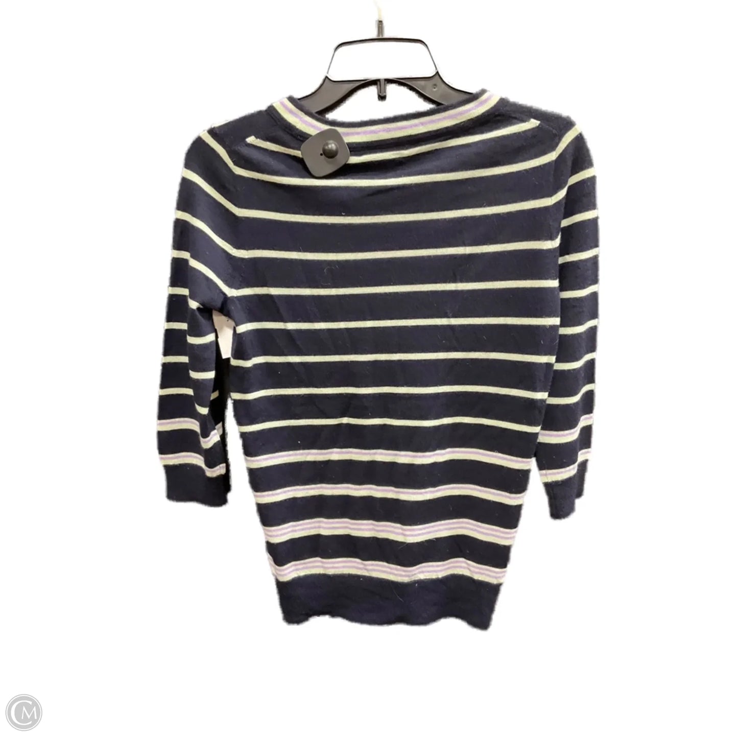 Top 3/4 Sleeve By J. Crew In Striped Pattern, Size: Xs