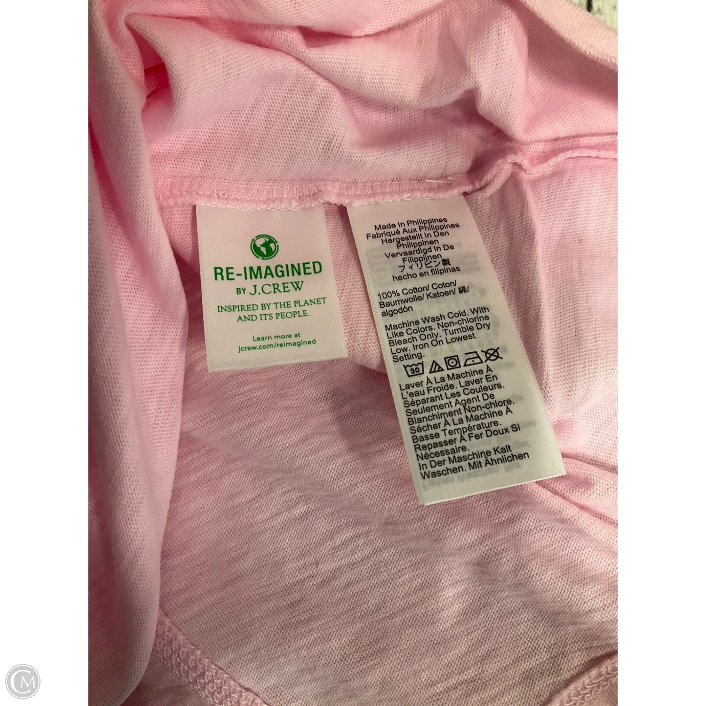 Top Short Sleeve Basic By J. Crew In Pink, Size: S