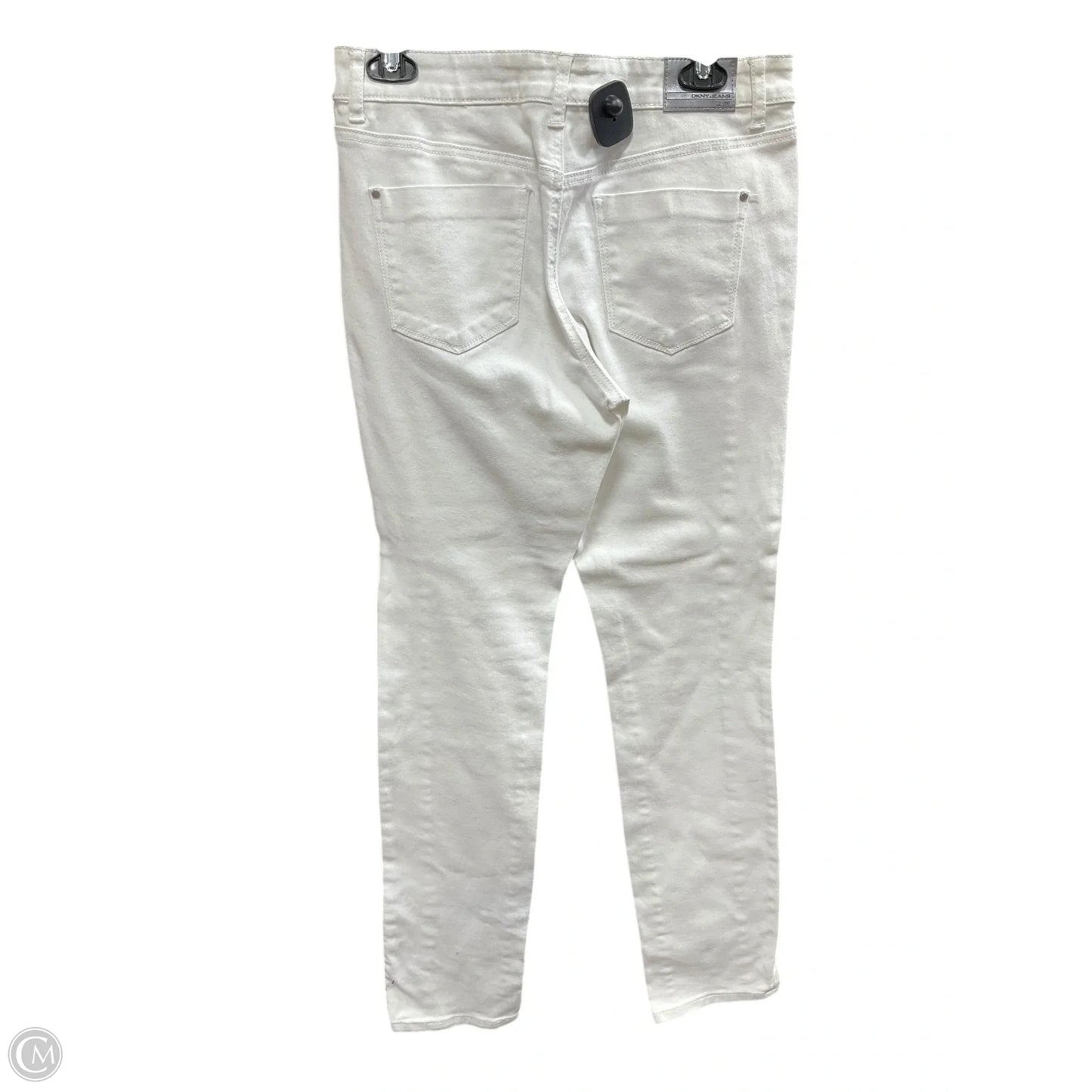 Jeans Skinny By Dkny In White Denim, Size: 8
