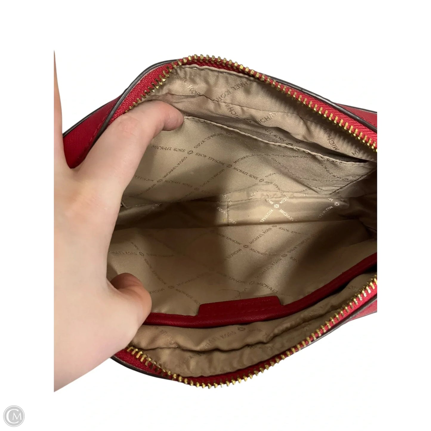 Crossbody Designer By Michael Kors, Size: Medium