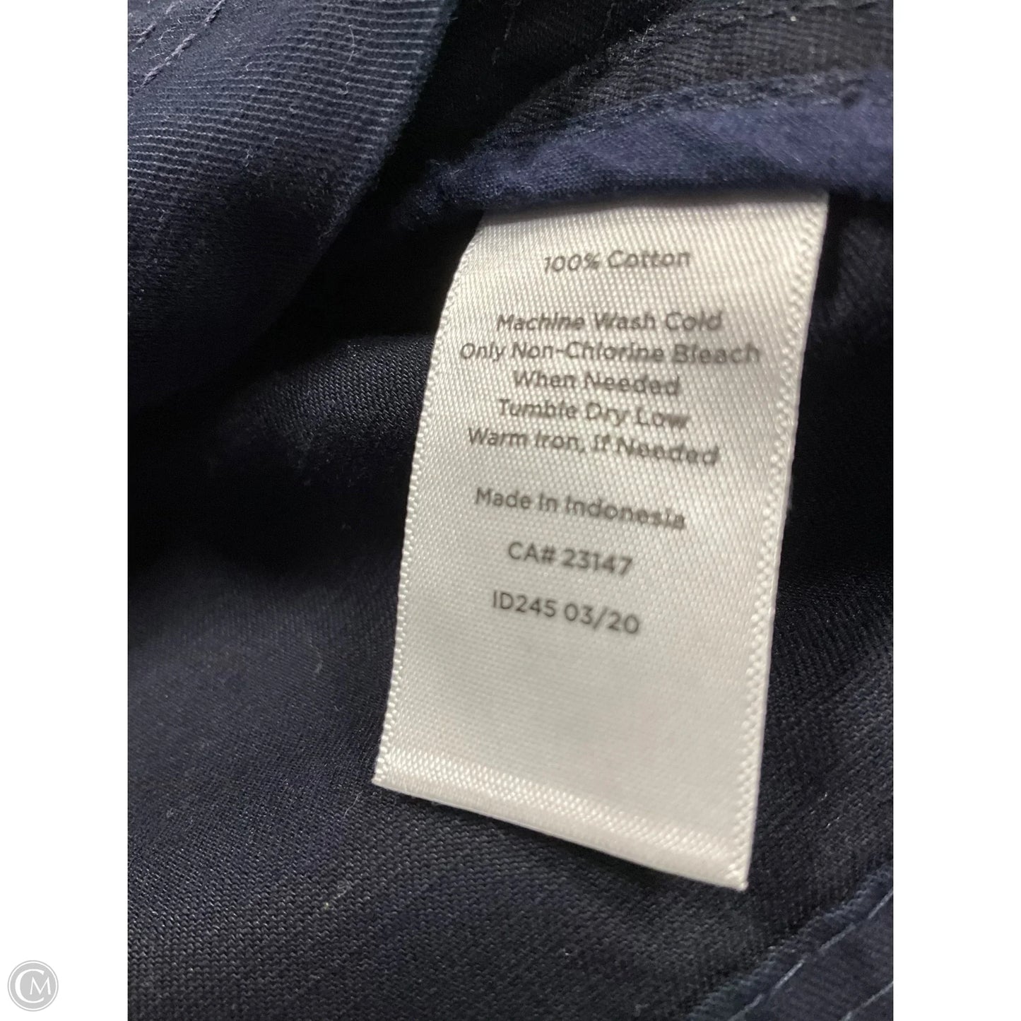 Jacket Shirt By Talbots In Navy, Size: S