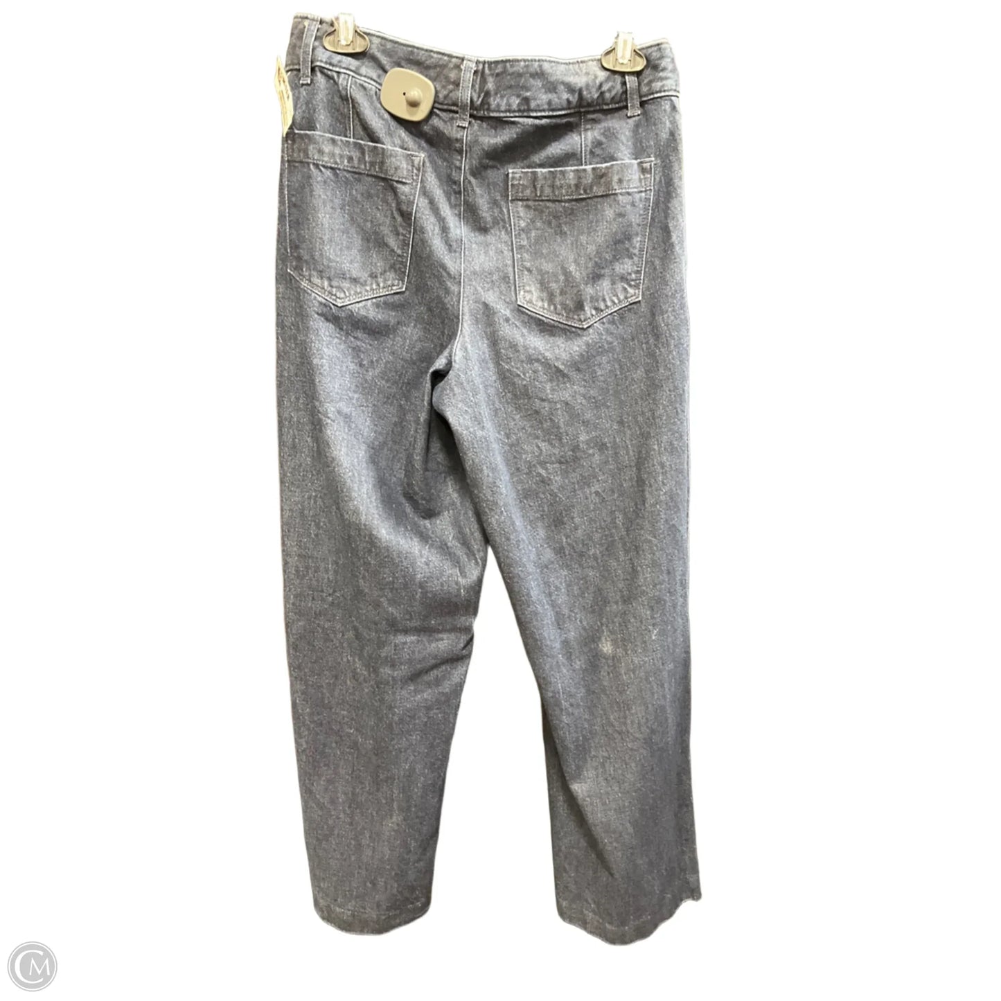 Jeans Wide Leg By Banana Republic In Blue Denim, Size: 8