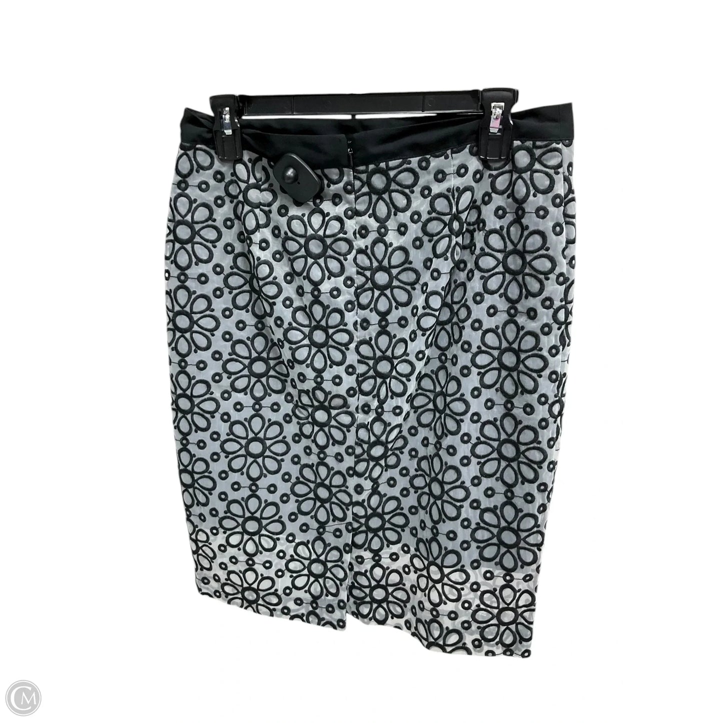 Skirt Mini & Short By Halogen In Black Denim, Size: 10p