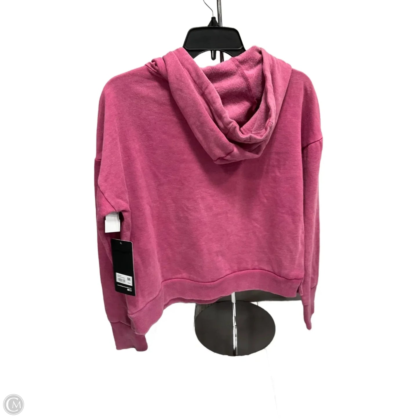 Athletic Sweatshirt Hoodie By 90 Degrees By Reflex In Pink, Size: M