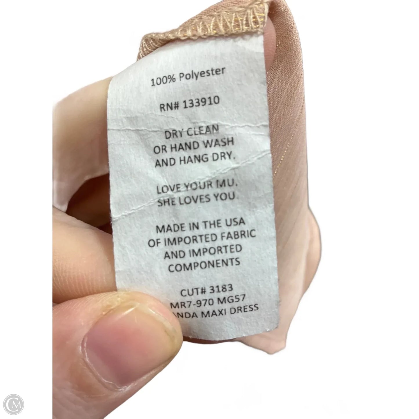 Dress Casual Maxi By Mumu In Pink, Size: S