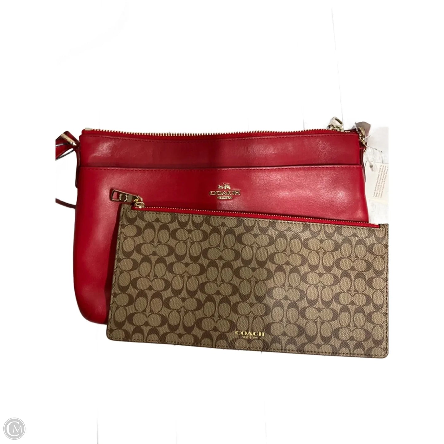 Crossbody Designer By Coach, Size: Medium
