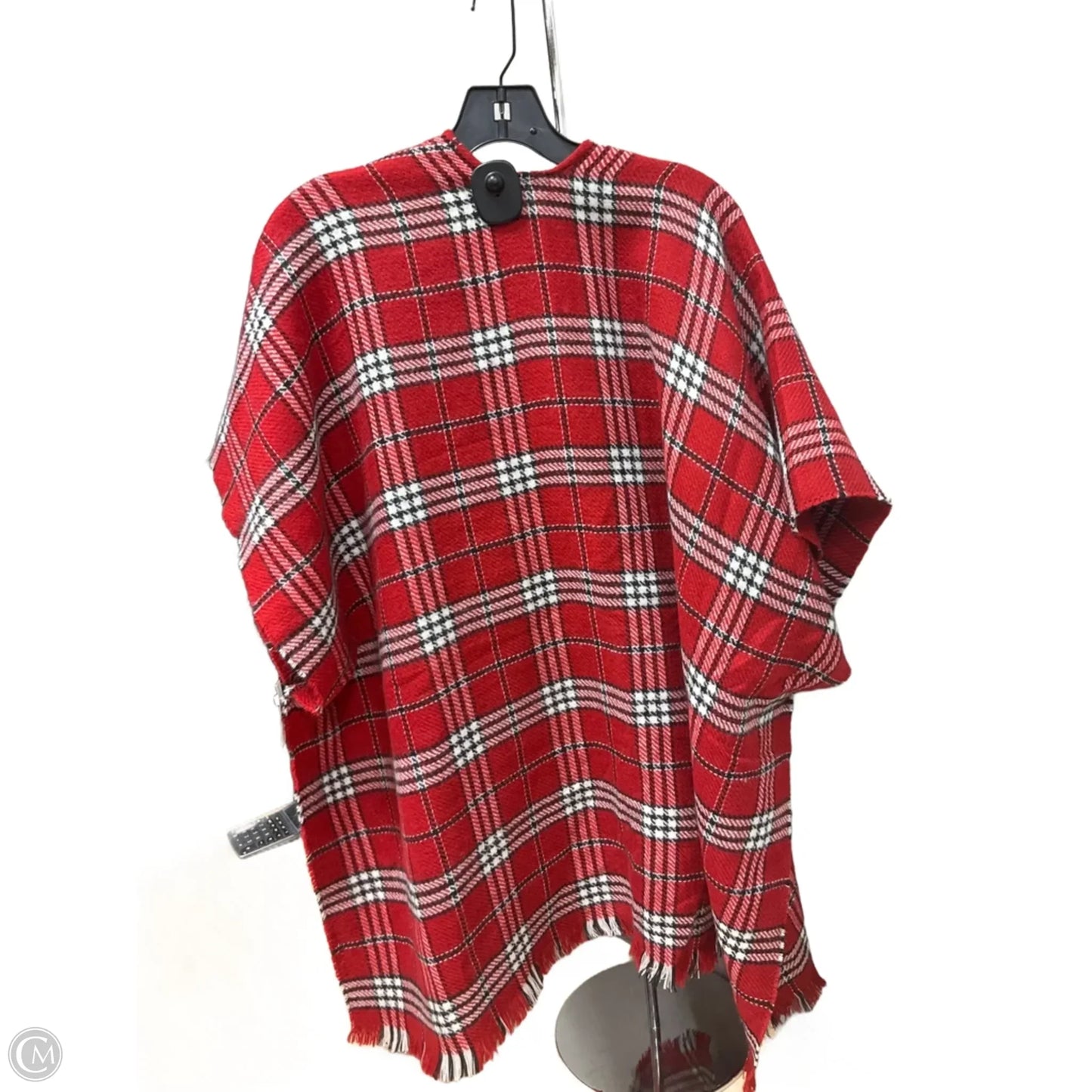 Shawl By Loft In Plaid Pattern, Size: Xs