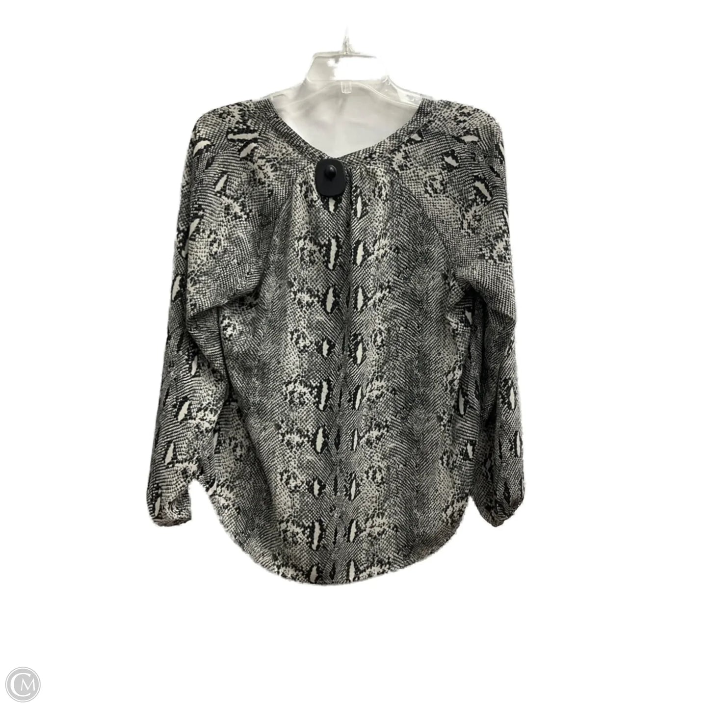 Top Long Sleeve By J. Crew In Black & White, Size: S