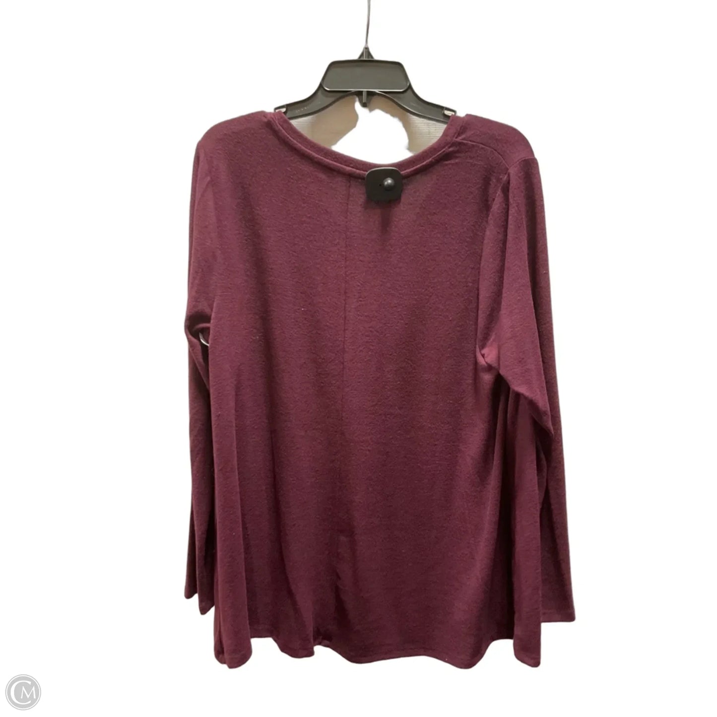 Top Long Sleeve By Lane Bryant In Red, Size: Xl