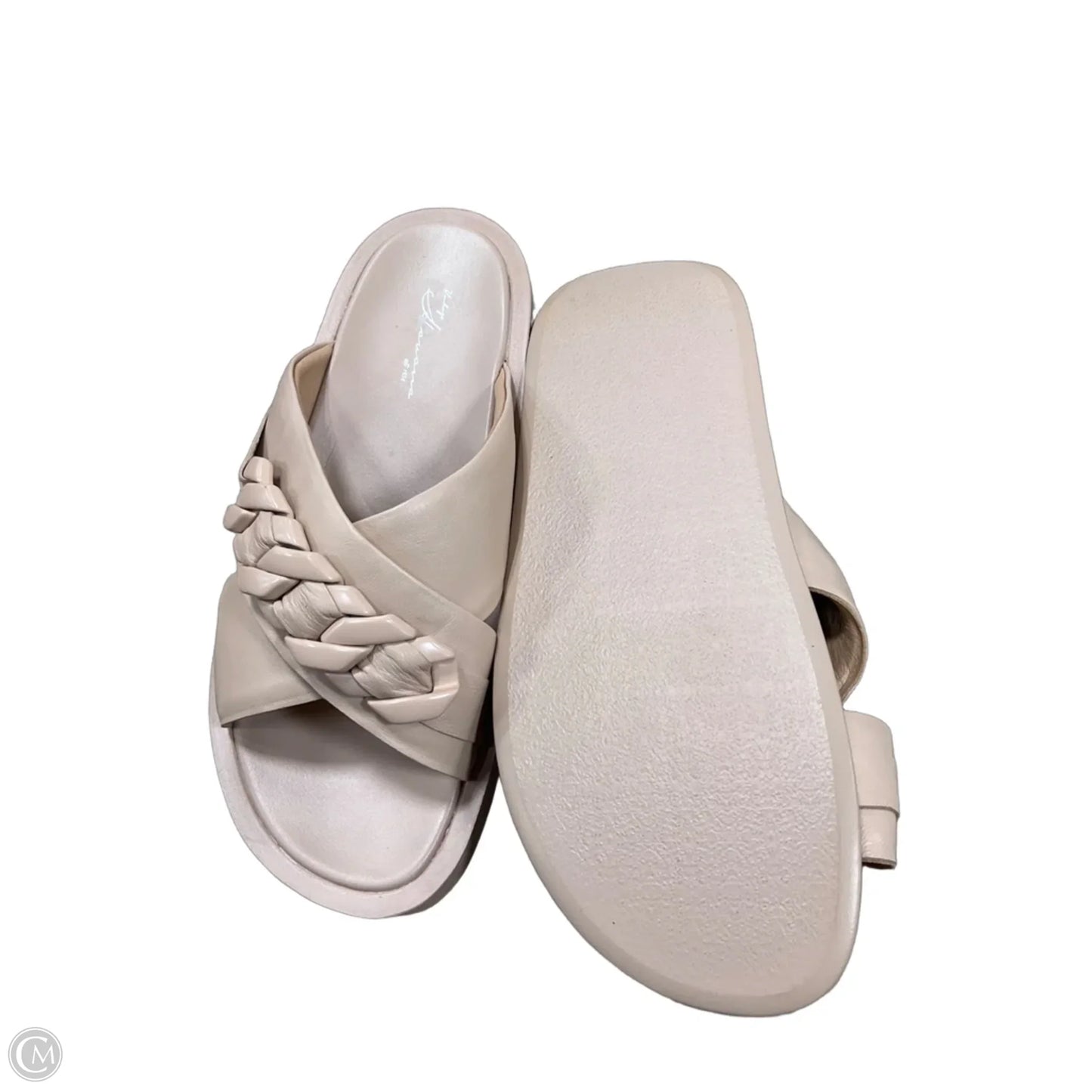 Sandals Flats By Vintage Havana In Tan, Size: 8