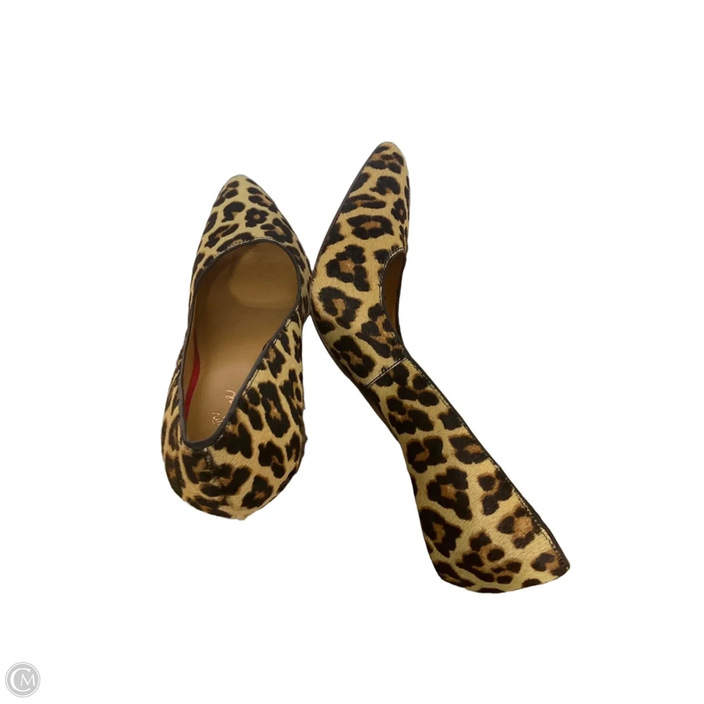 Shoes Heels Block By Crown Vintage In Animal Print, Size: 7