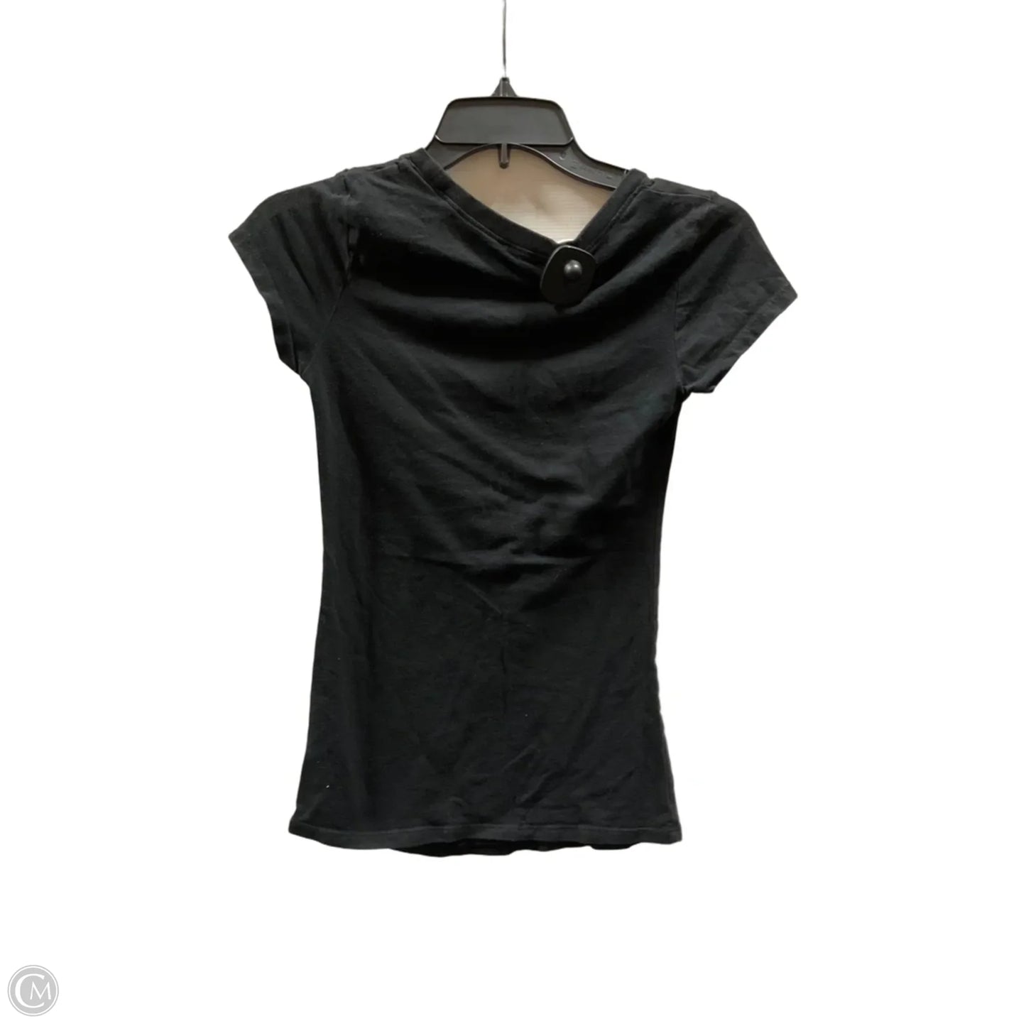 Top Short Sleeve Basic By Ambiance Apparel In Black, Size: S
