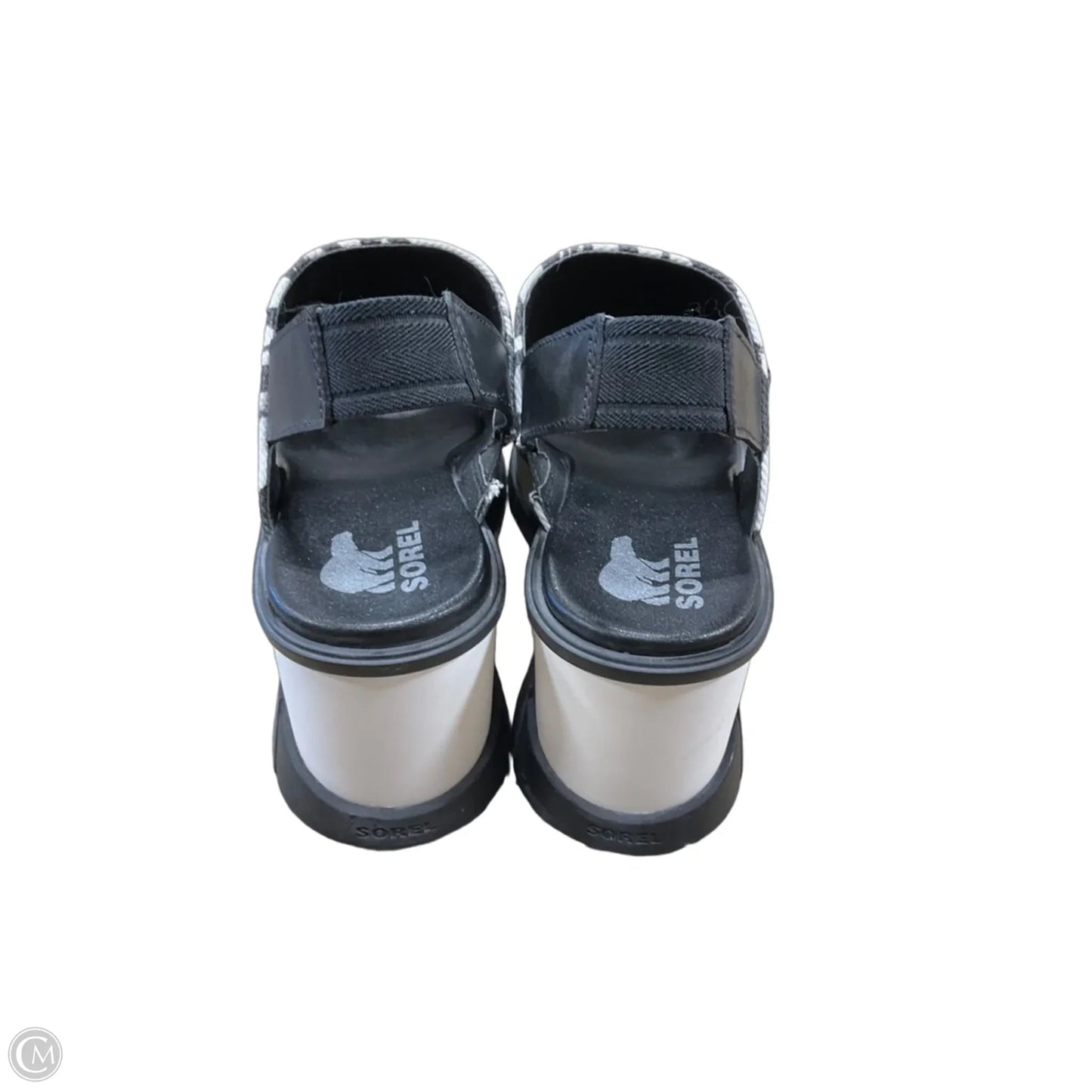 Sandals Heels Platform By Sorel In Black, Size: 8.5