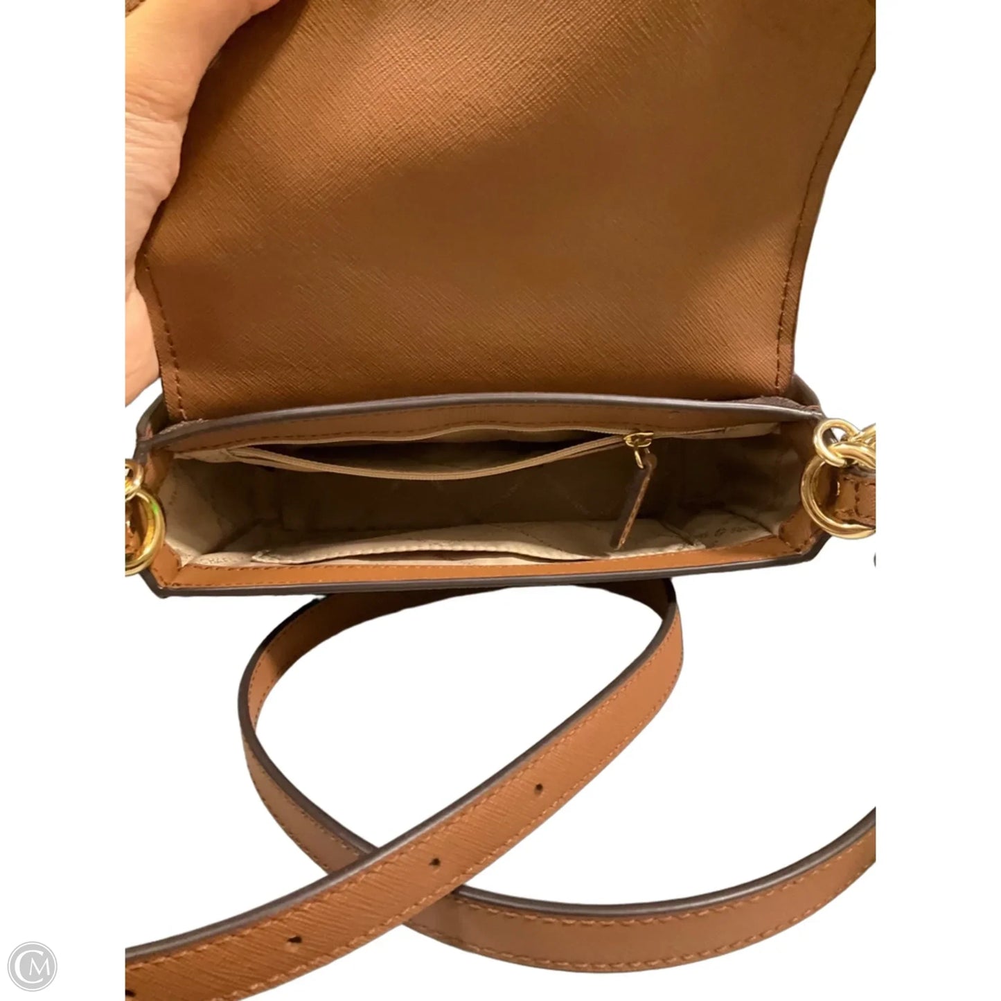 Crossbody Designer By Michael Kors, Size: Medium