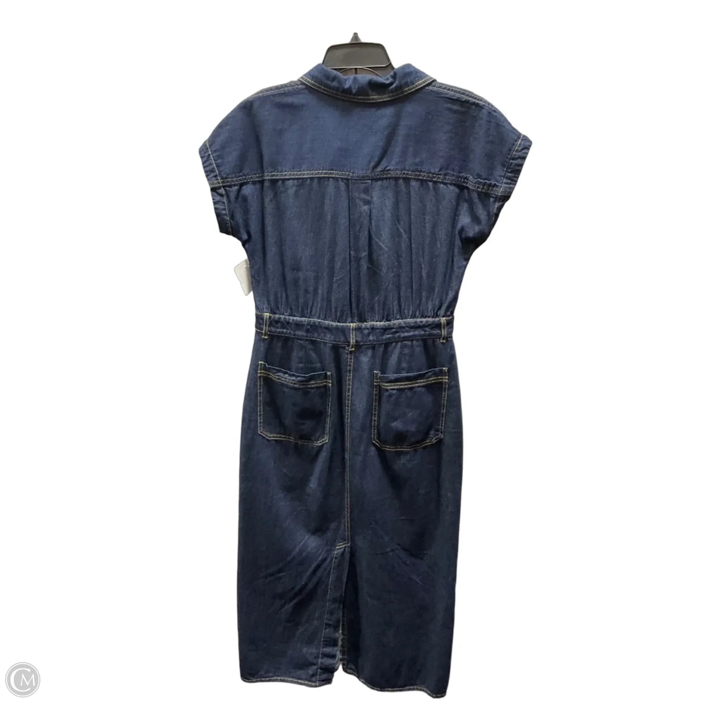 Dress Casual Maxi By Loft In Blue Denim, Size: 6