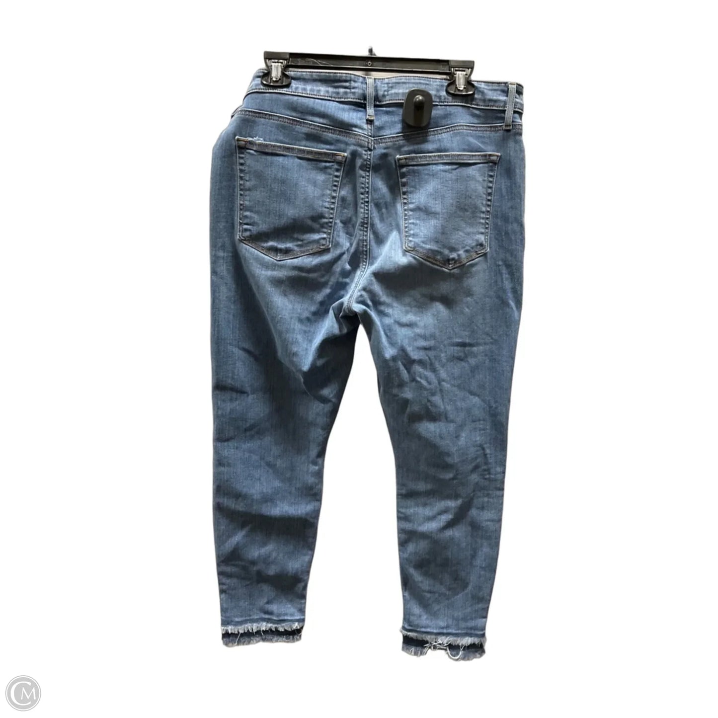 Jeans Skinny By Loft In Blue Denim, Size: 12