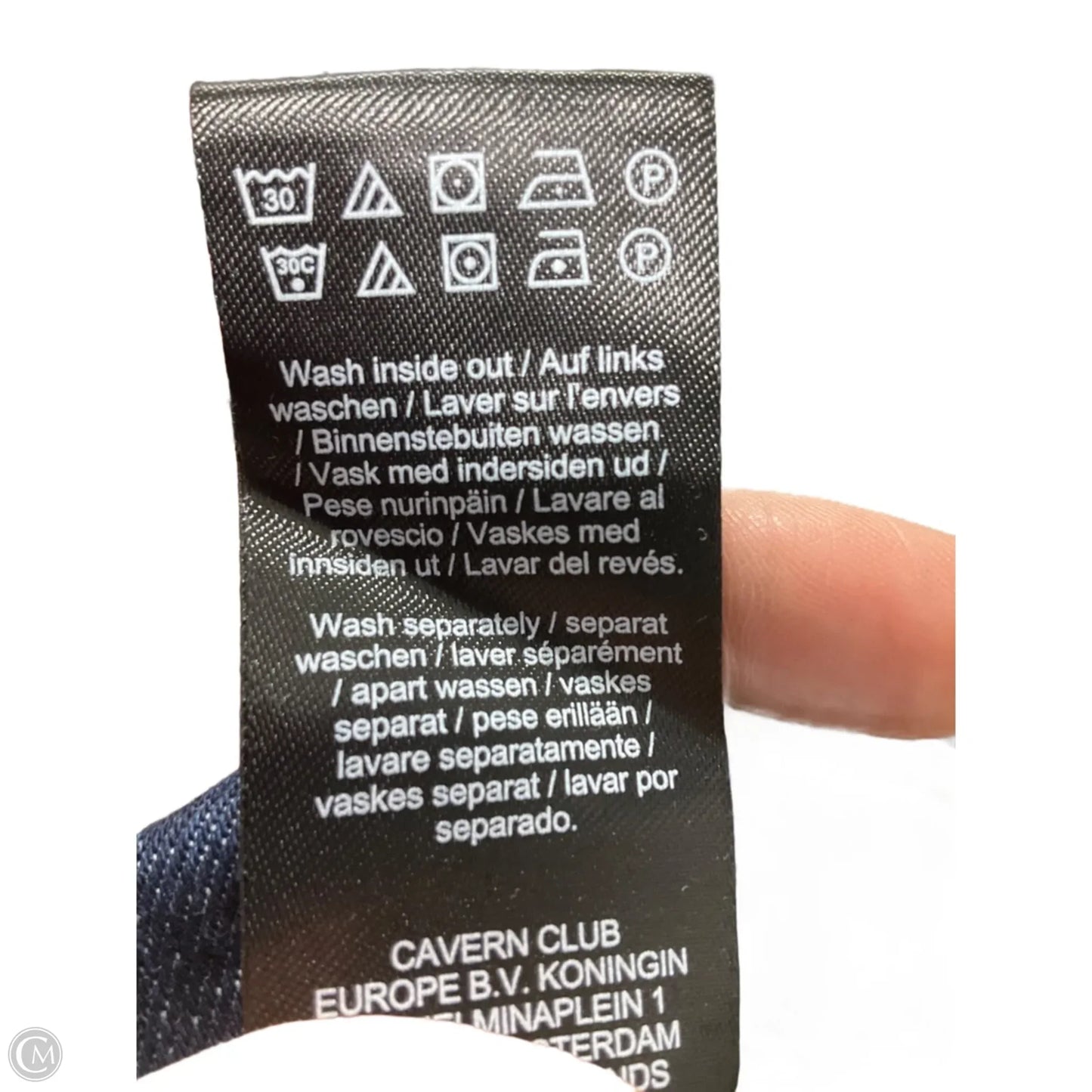 Jeans Skinny By Liverpool In Blue Denim, Size: 8