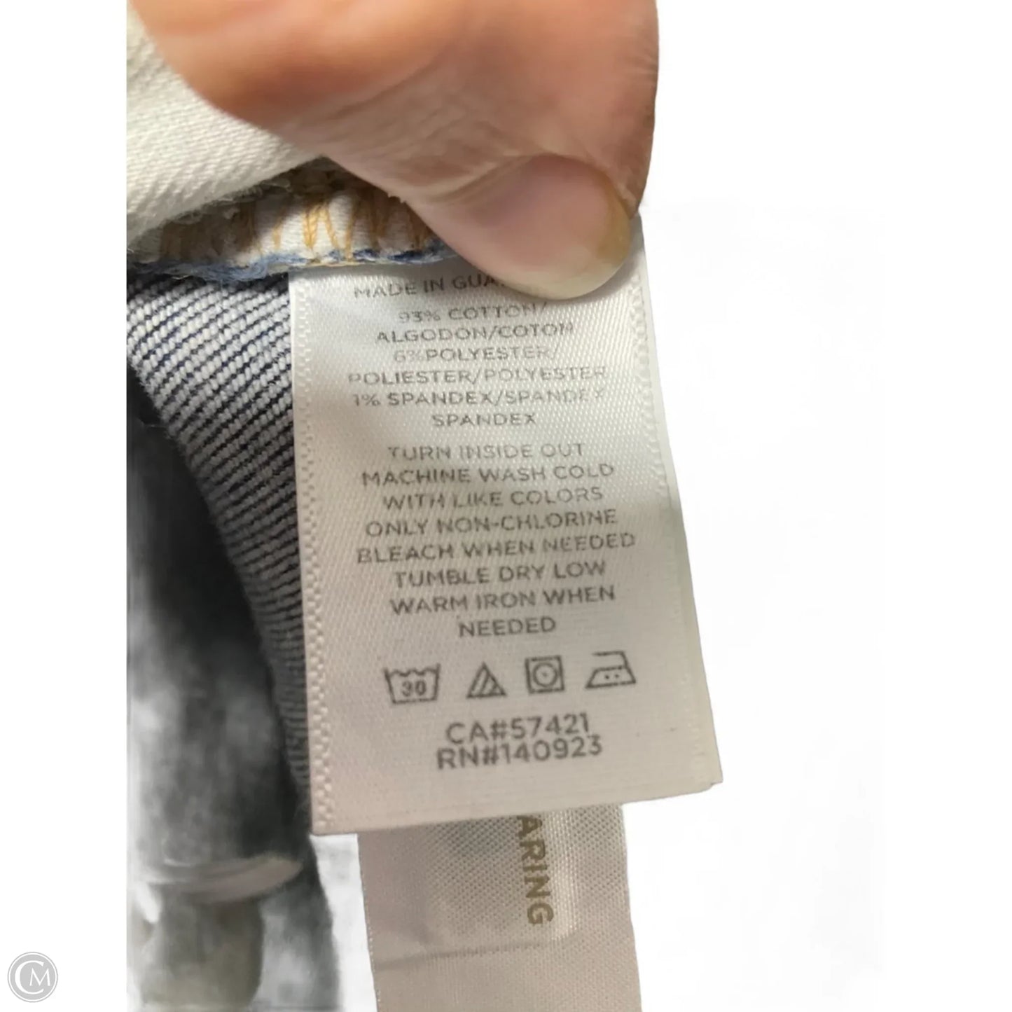 Jeans Flared By Loft In Blue Denim, Size: 8