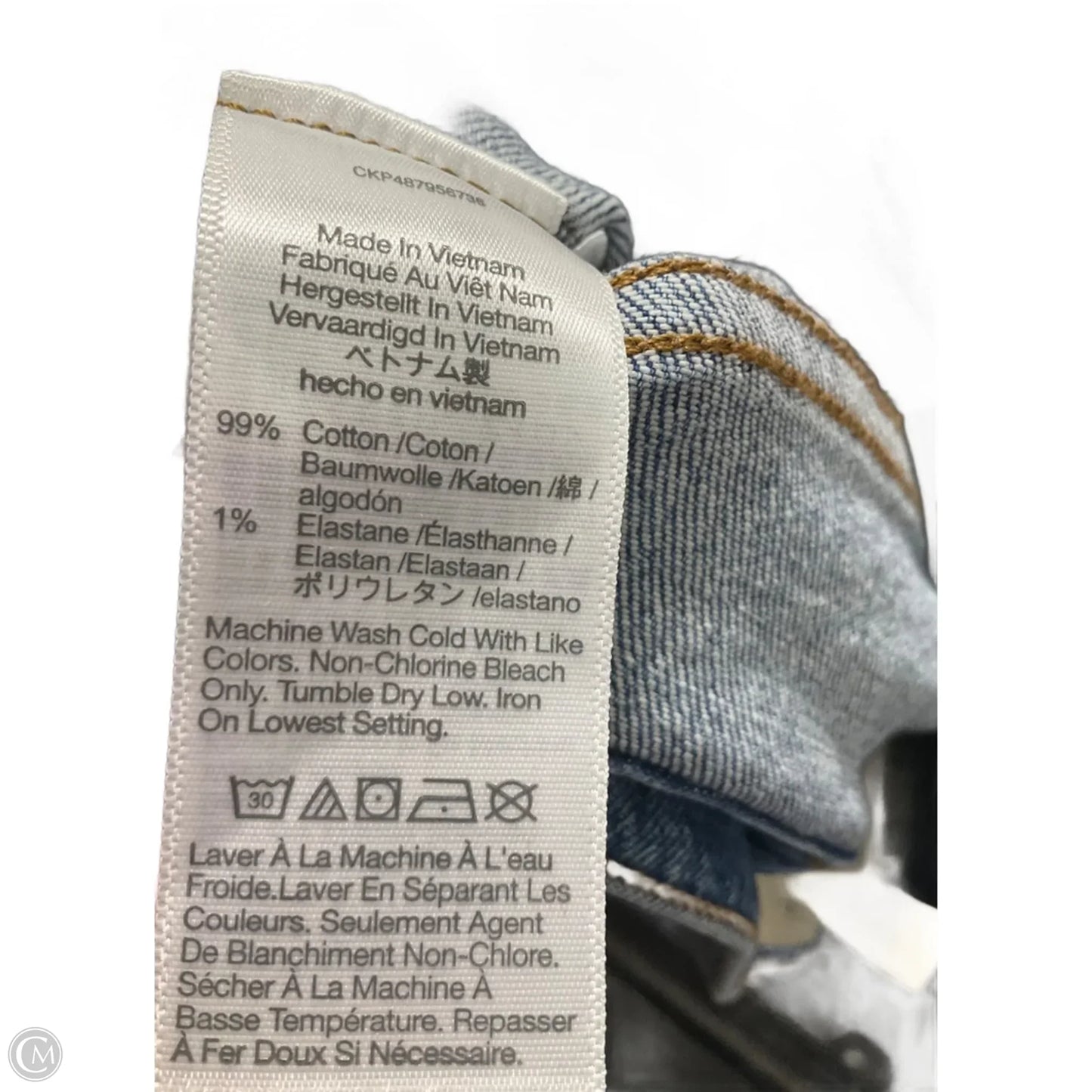 Jeans Wide Leg By Madewell In Blue Denim, Size: 6