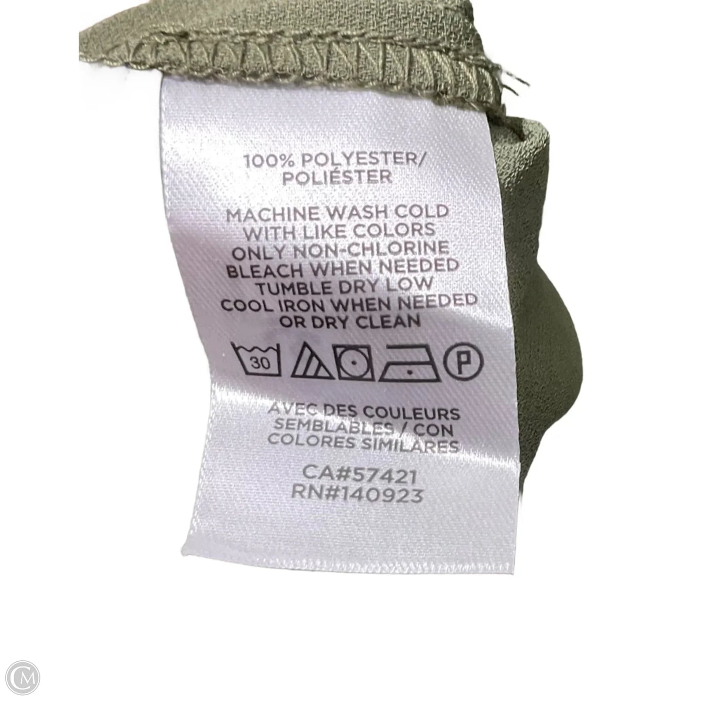 Top Long Sleeve By Loft In Green, Size: M