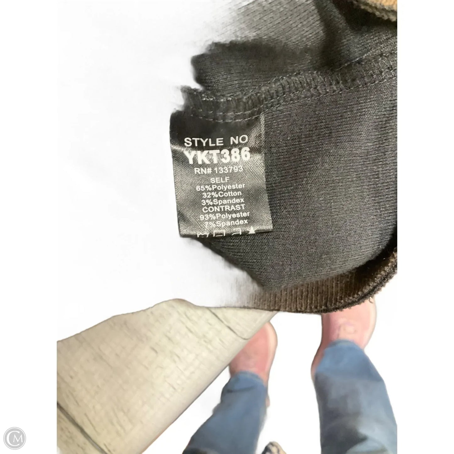 Top Long Sleeve By Pol In Brown, Size: S