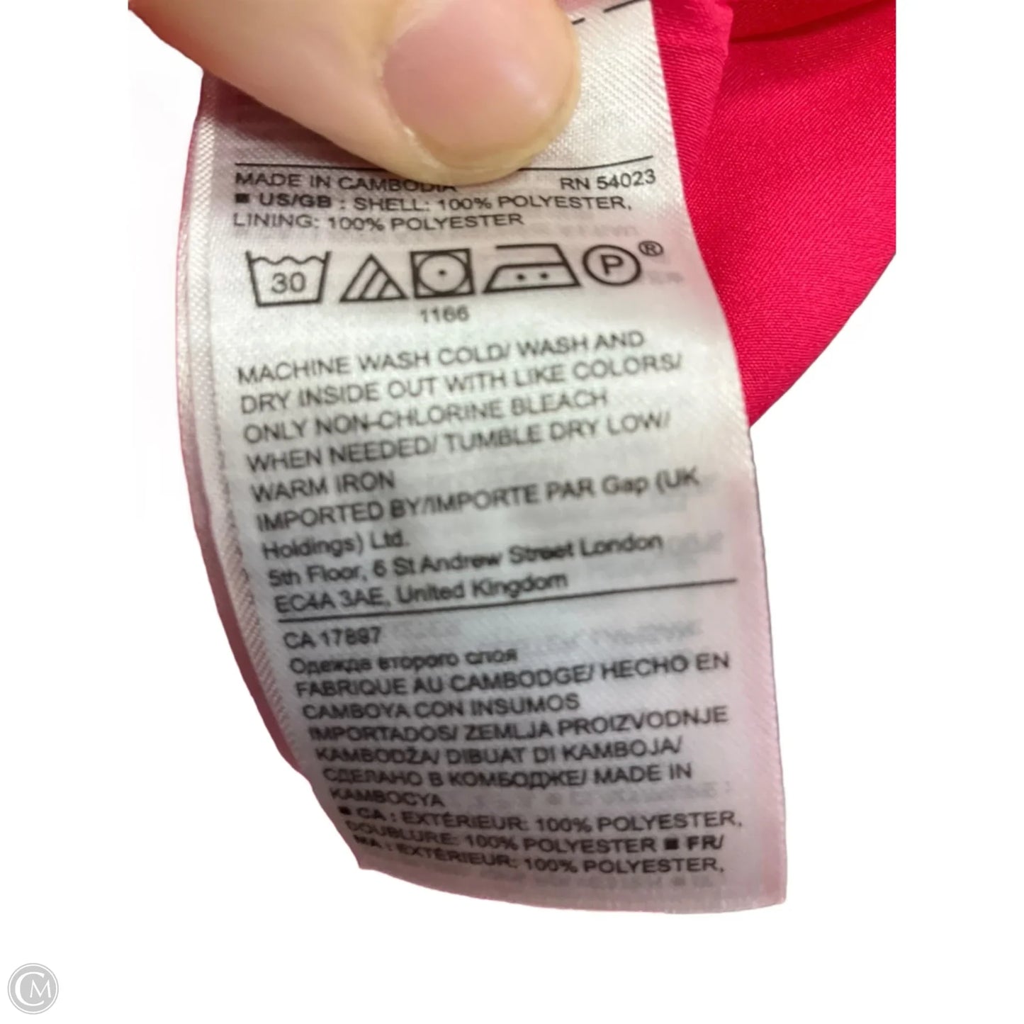 Dress Casual Midi By Banana Republic In Red, Size: 2