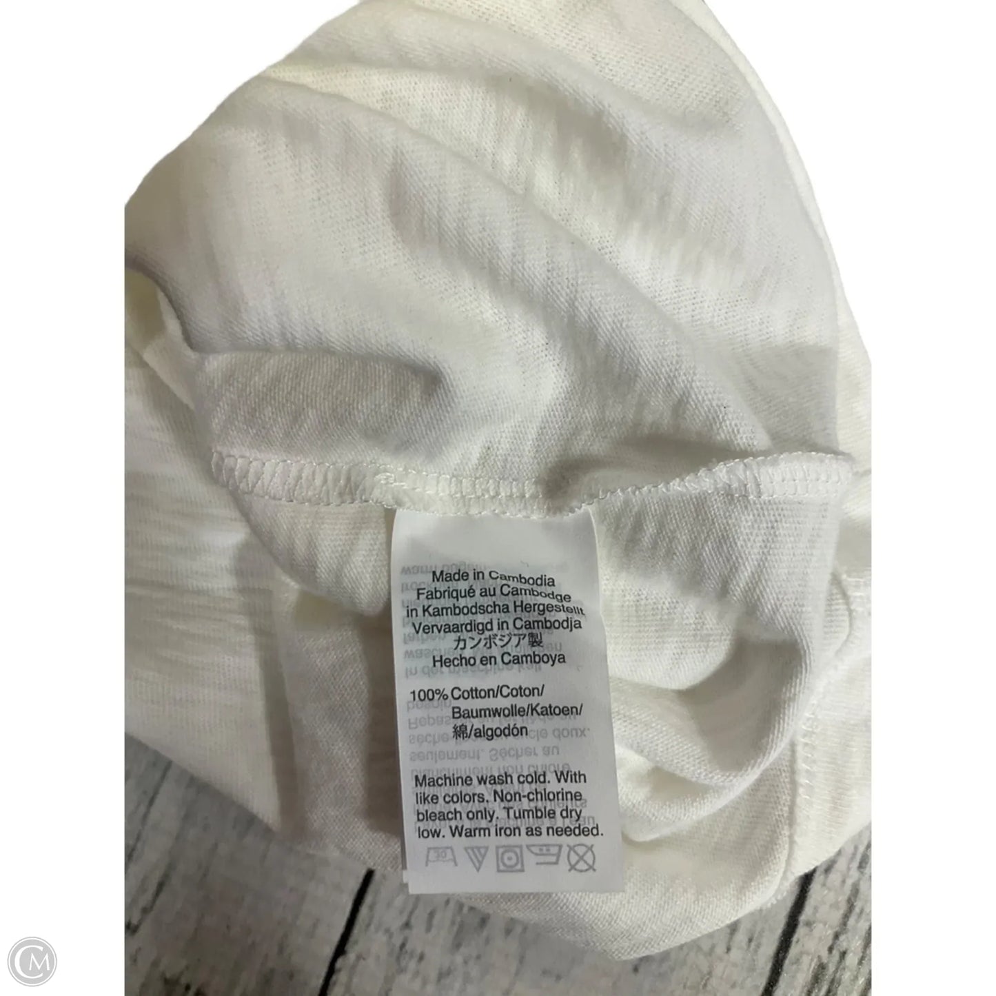 Top Short Sleeve By J. Crew In White, Size: Xs