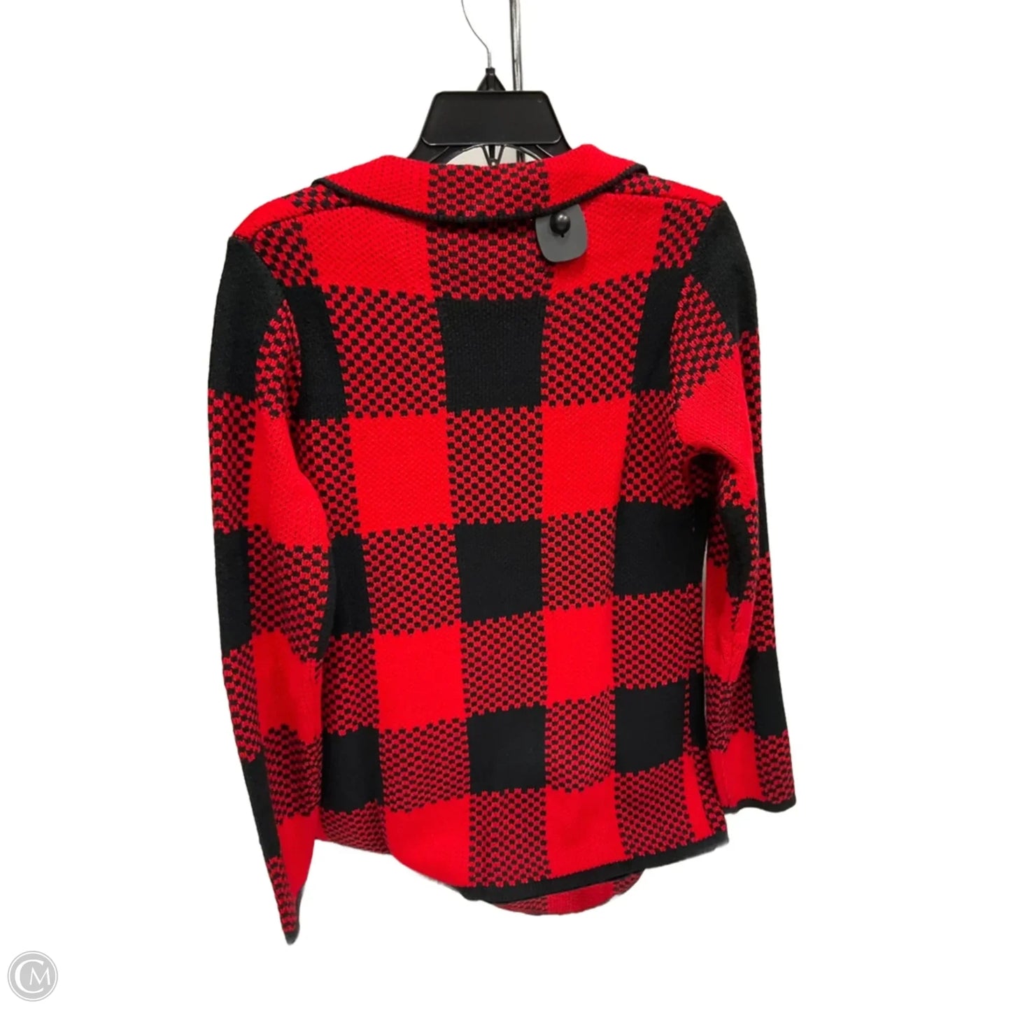 Cardigan By New York And Co In Black & Red, Size: S