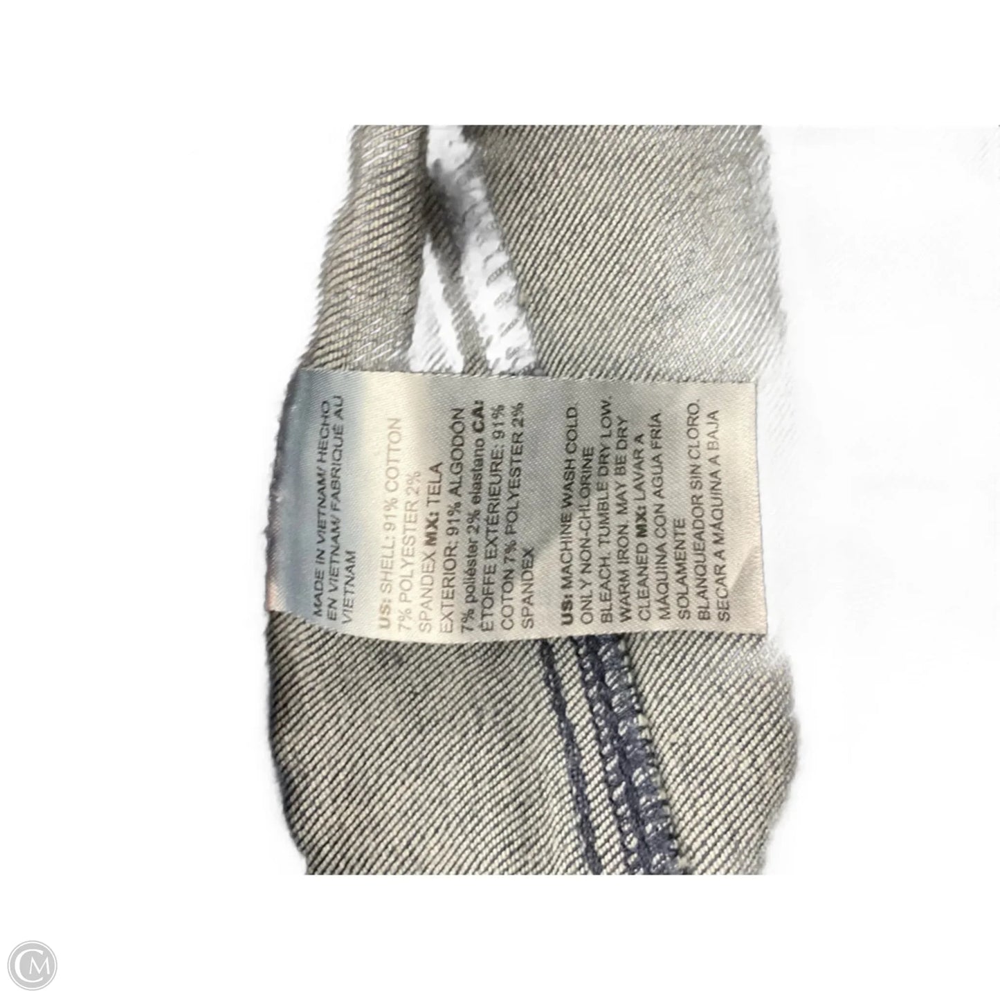 Jeans Straight By Chicos In Blue Denim, Size: 14