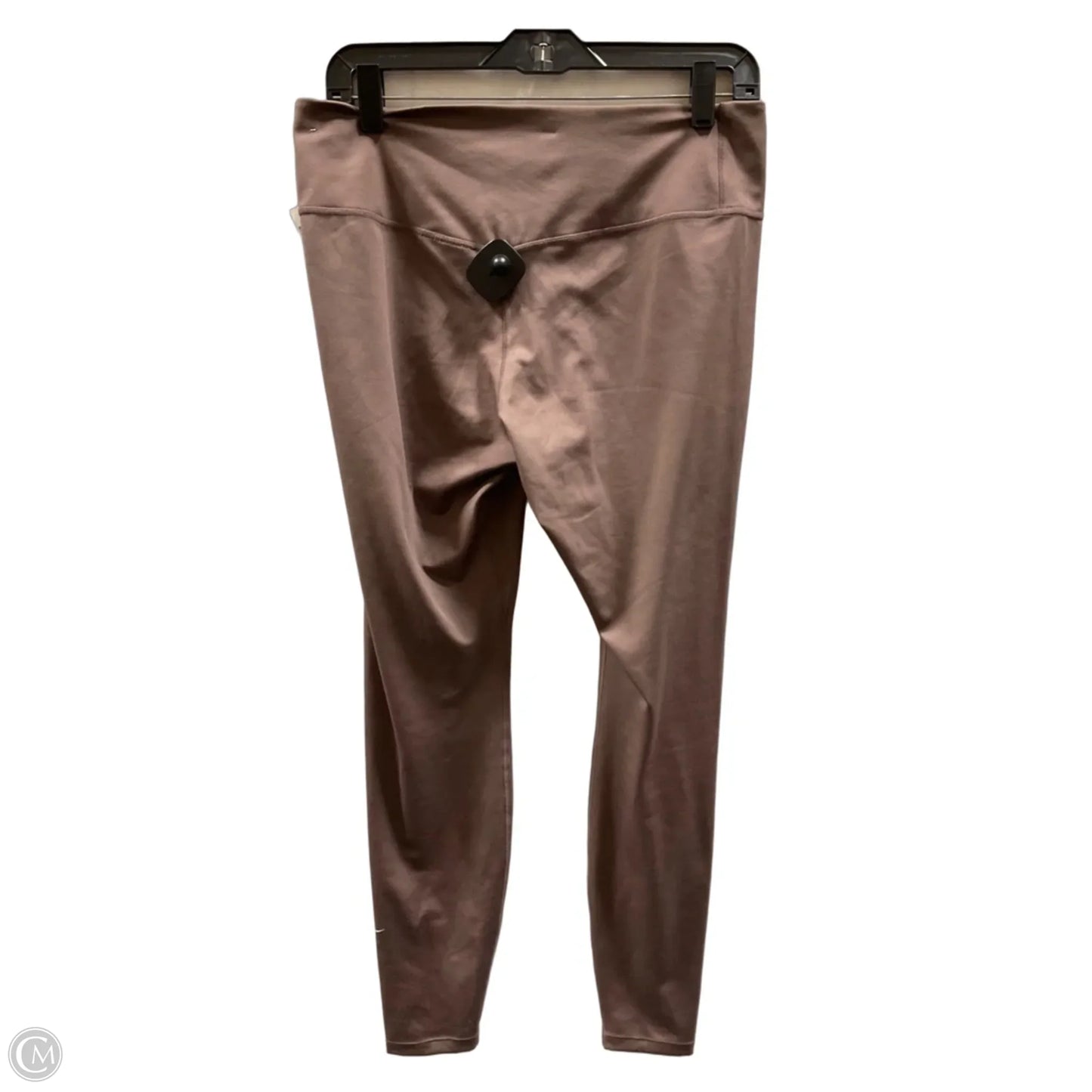 Athletic Leggings By Nike In Tan, Size: L