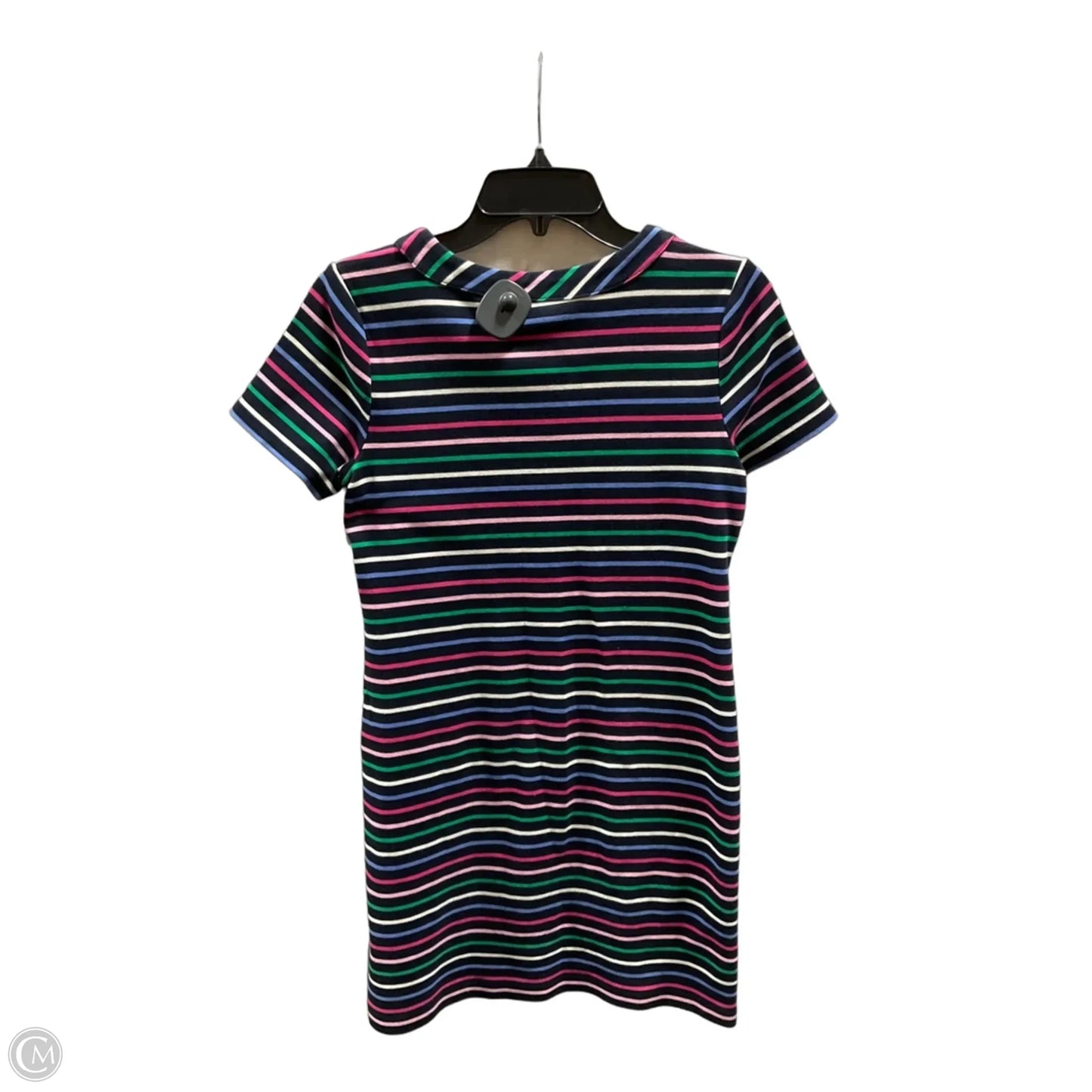 Dress Casual Midi By Talbots In Striped Pattern, Size: M