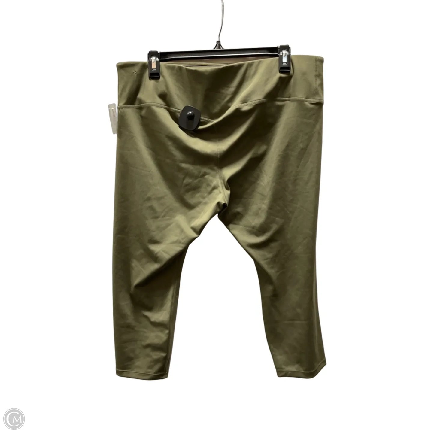 Athletic Capris By Nike In Green, Size: 1x