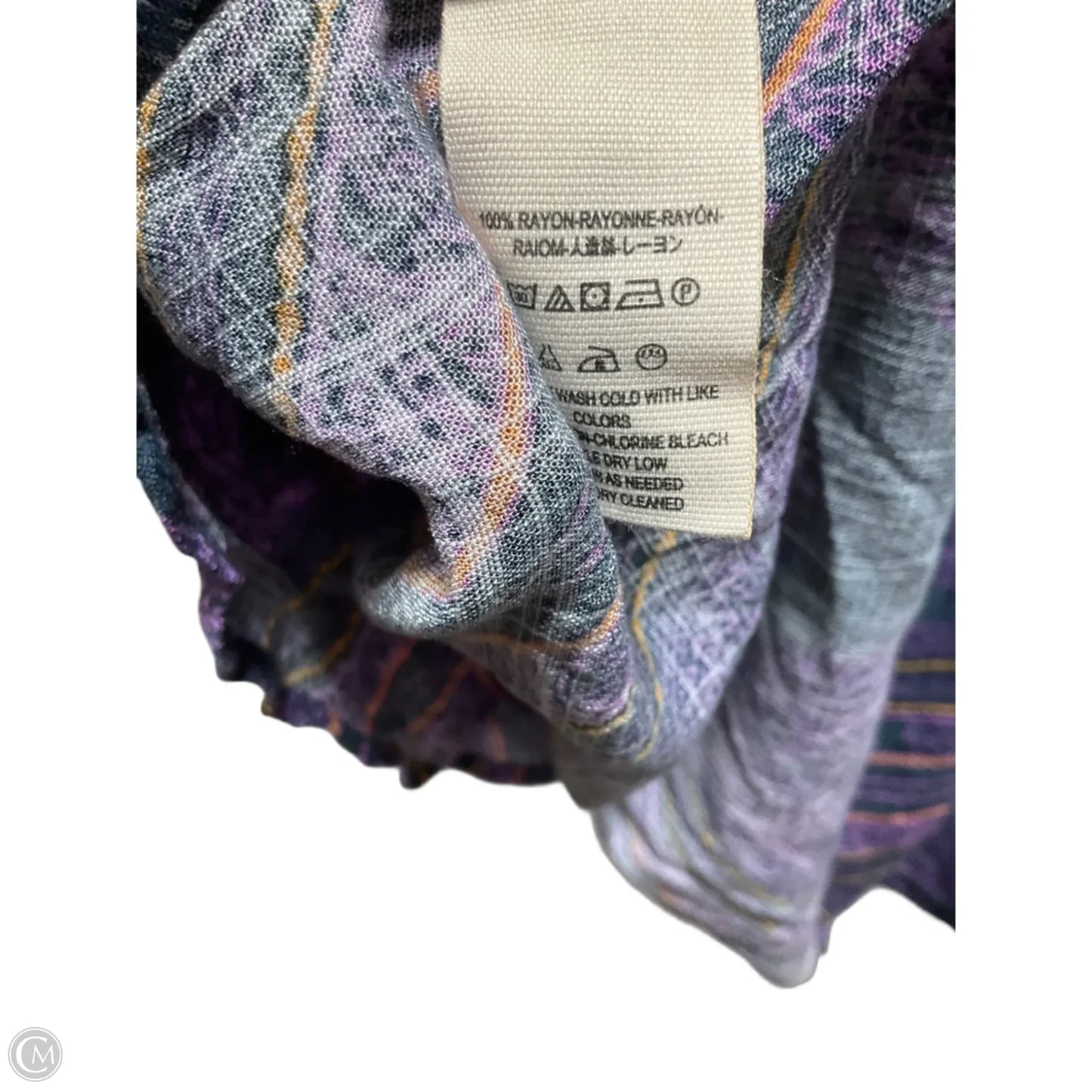 Top Long Sleeve By Free People In Purple, Size: L