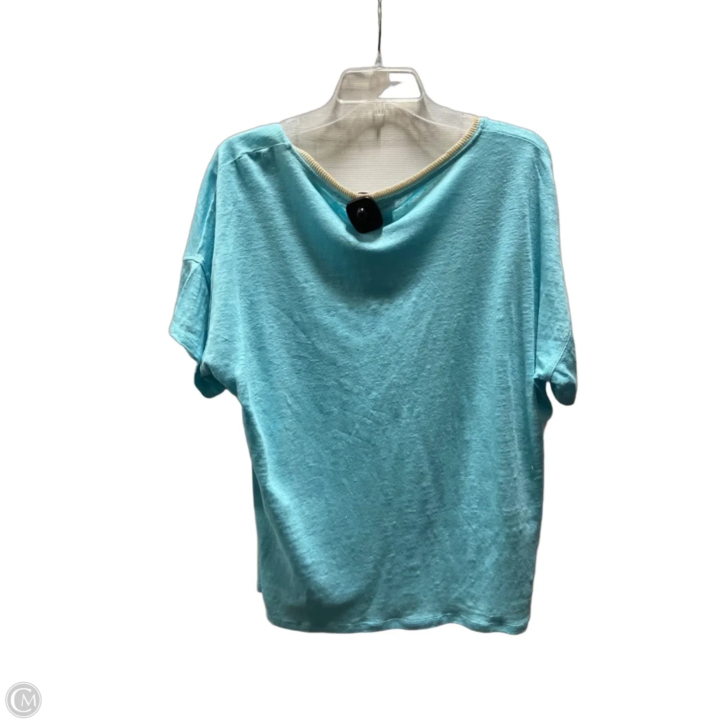 Top Short Sleeve By Chicos In Blue, Size: S