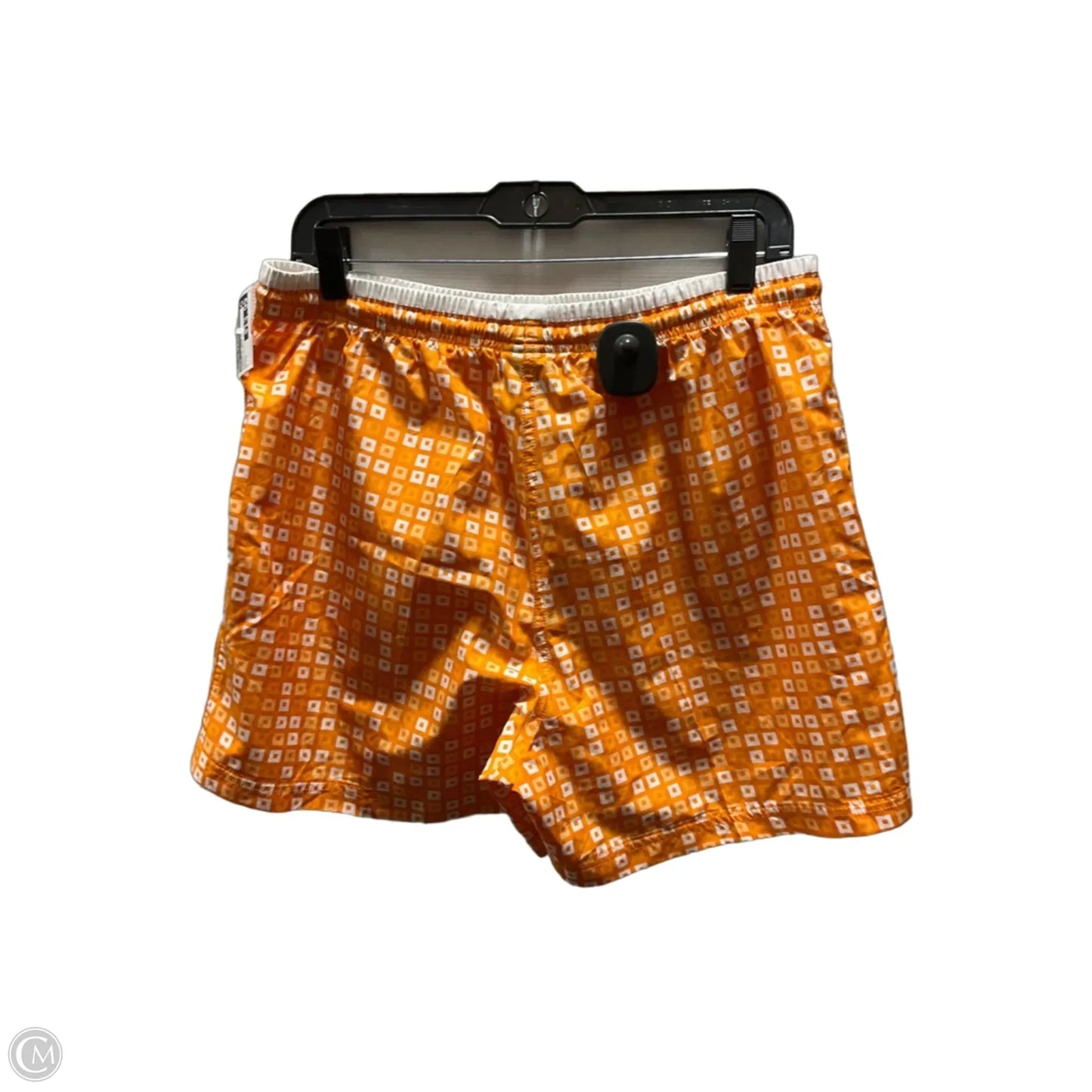 Athletic Shorts By Nike In Orange & White, Size: L