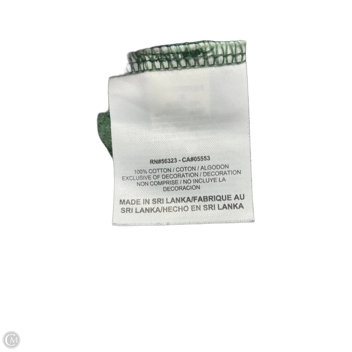 Athletic Tank Top By Nike In Green, Size: S