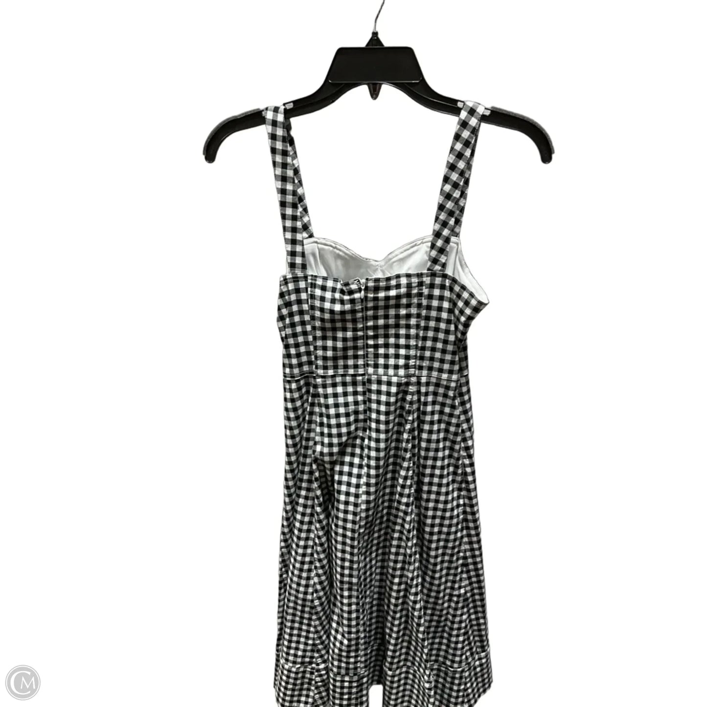 Dress Casual Midi By Avec Les Filles In Black & White, Size: 2