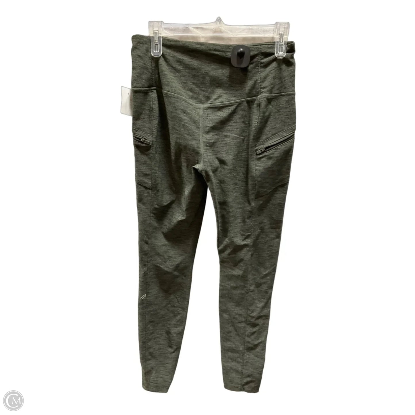 Athletic Leggings By Eddie Bauer In Green, Size: M