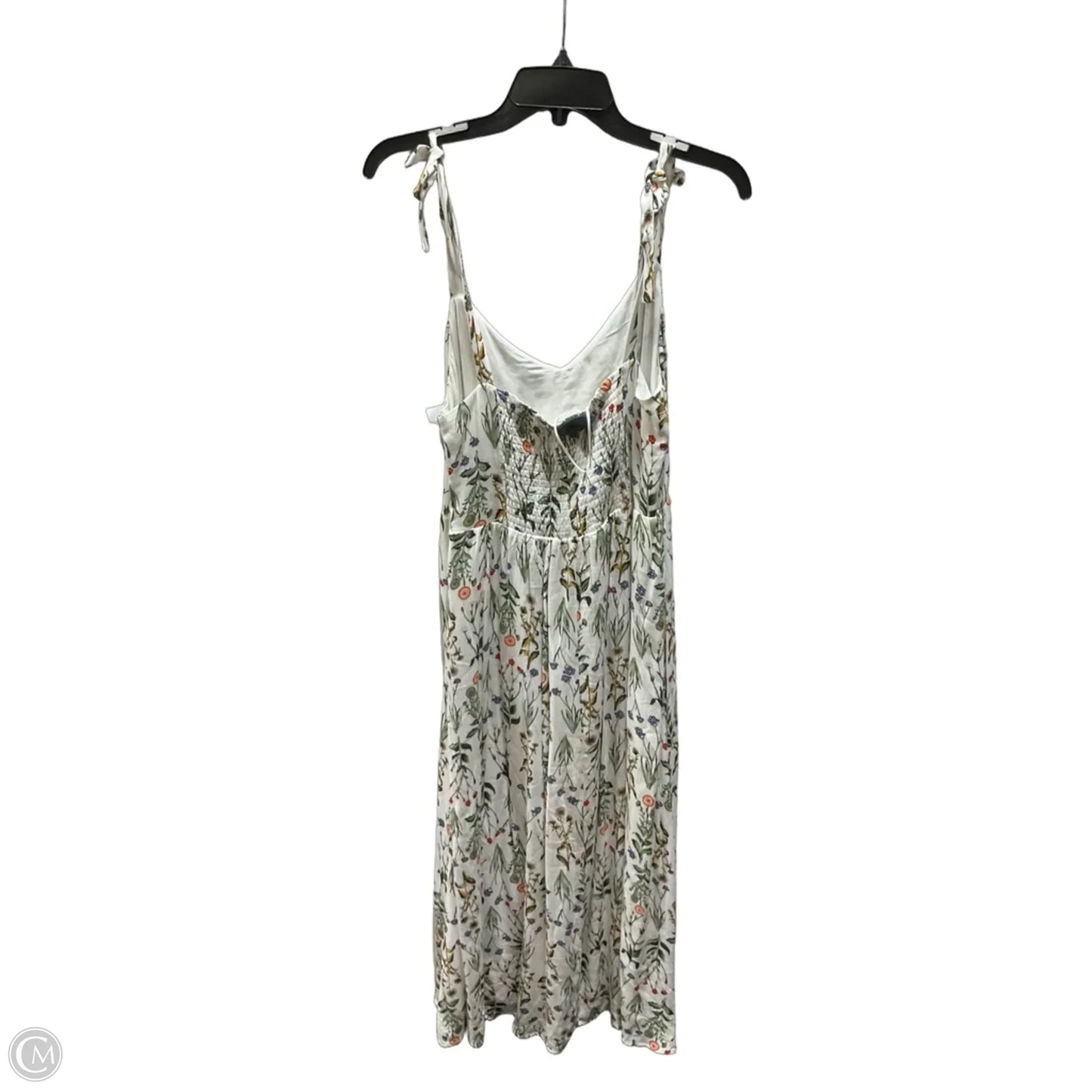 Dress Casual Midi By Cmf In Floral Print, Size: L