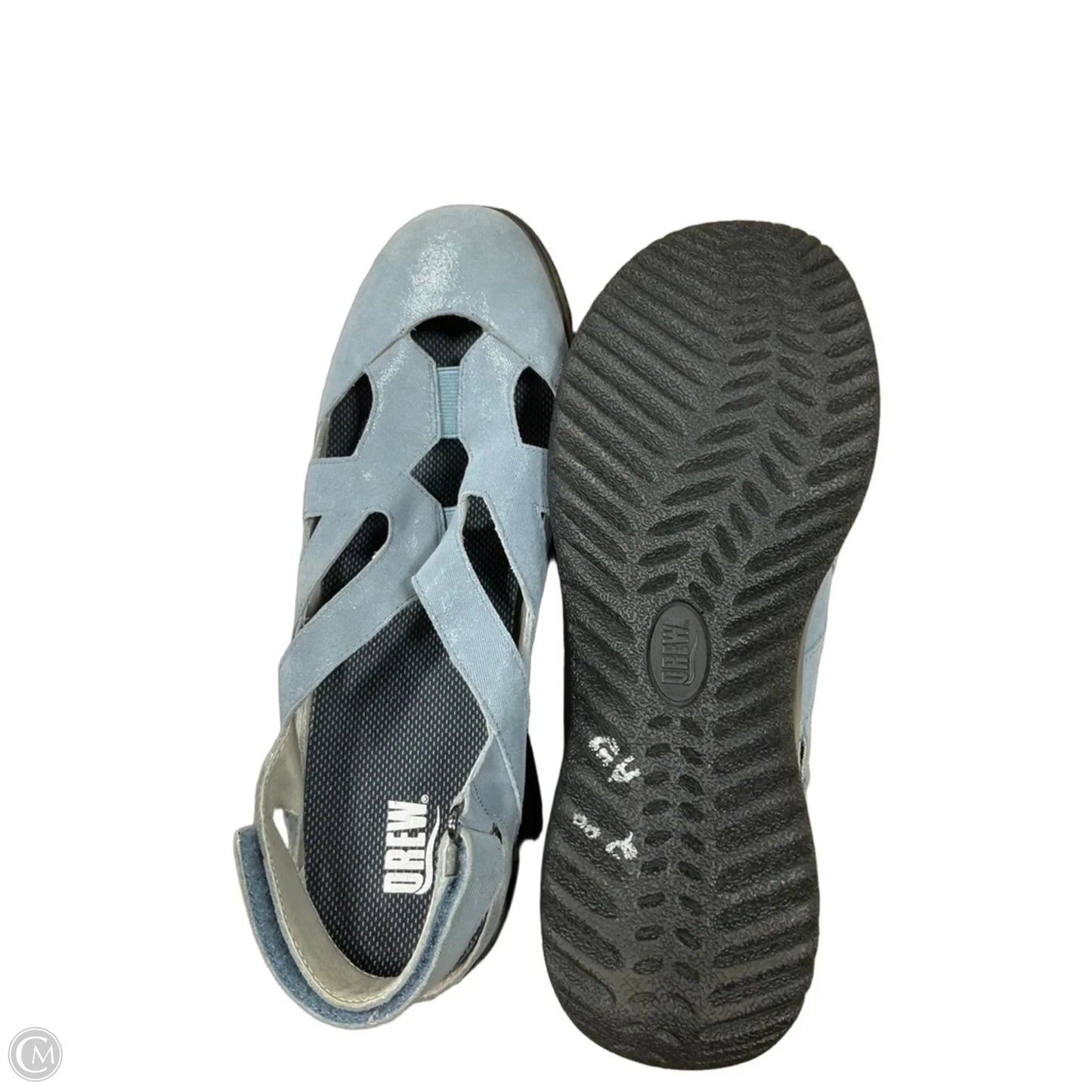 Shoes Flats By Drew In Blue, Size: 9