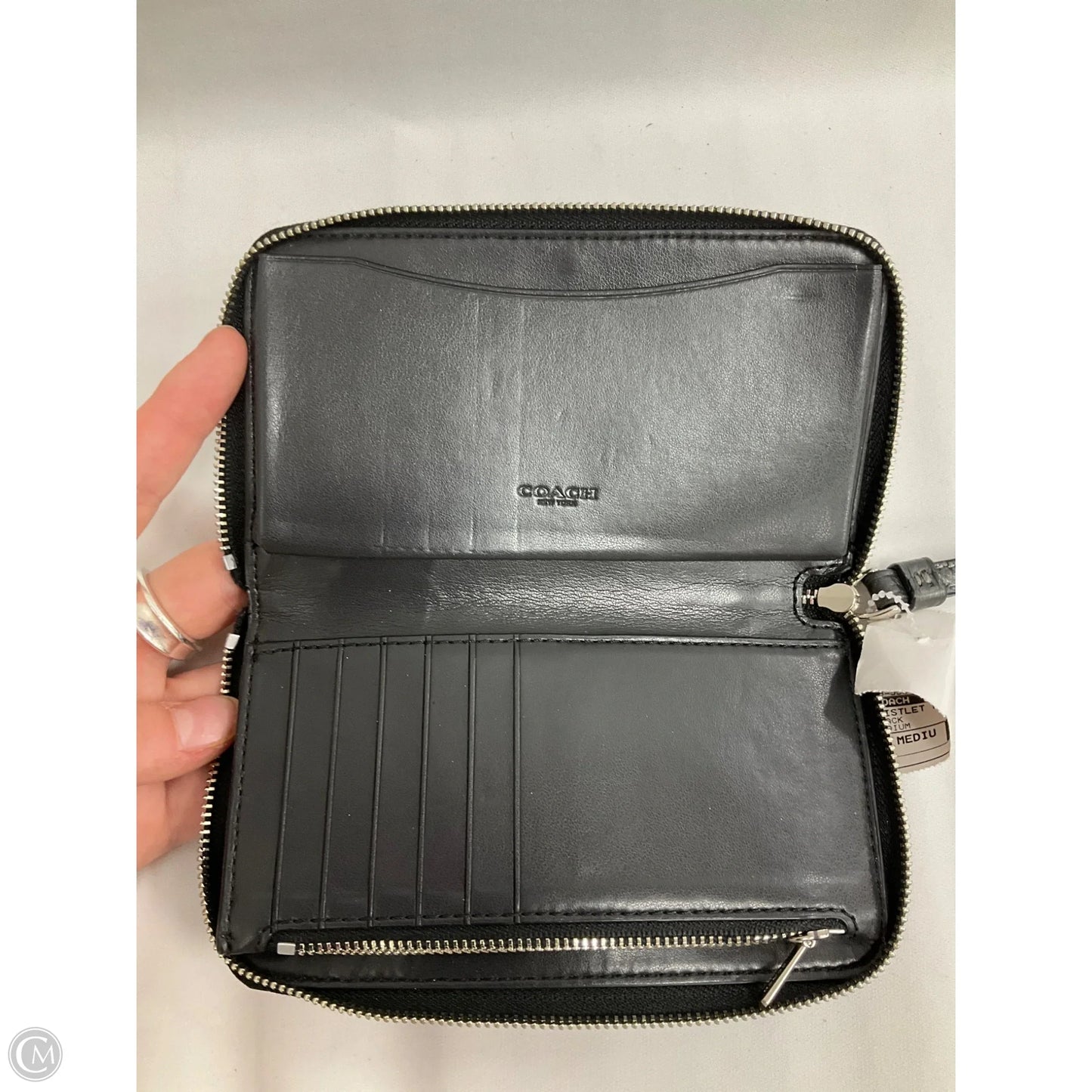 Wristlet Designer By Coach, Size: Medium