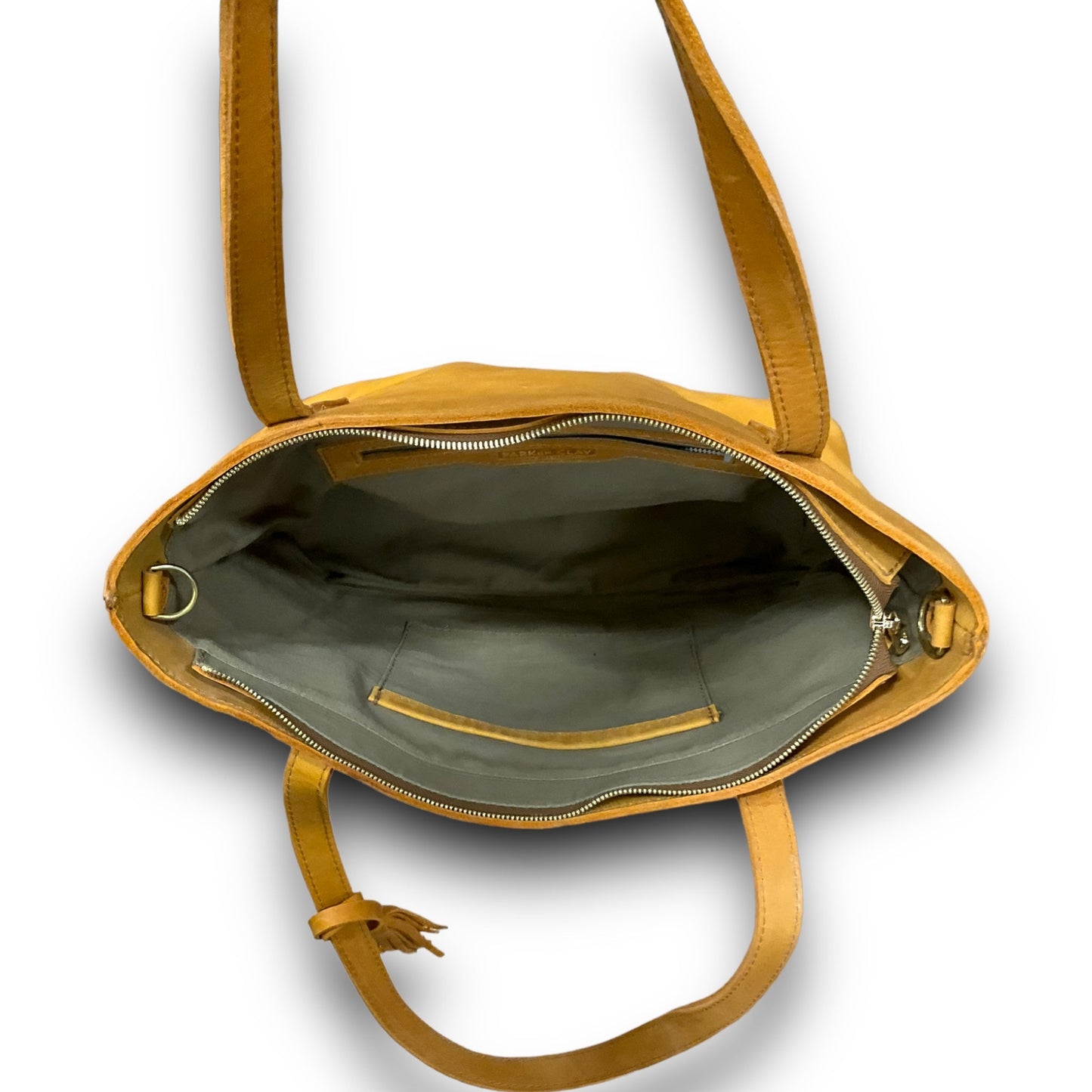 Handbag Leather By Parker Clay Size: Medium