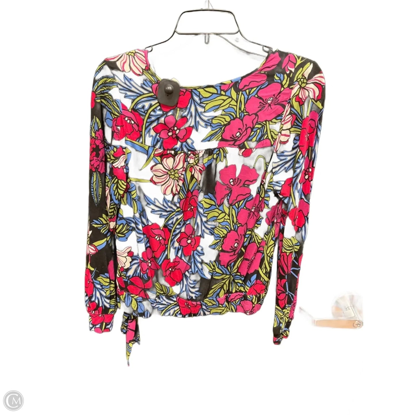 Top Long Sleeve By Tiny In Floral Print, Size: S