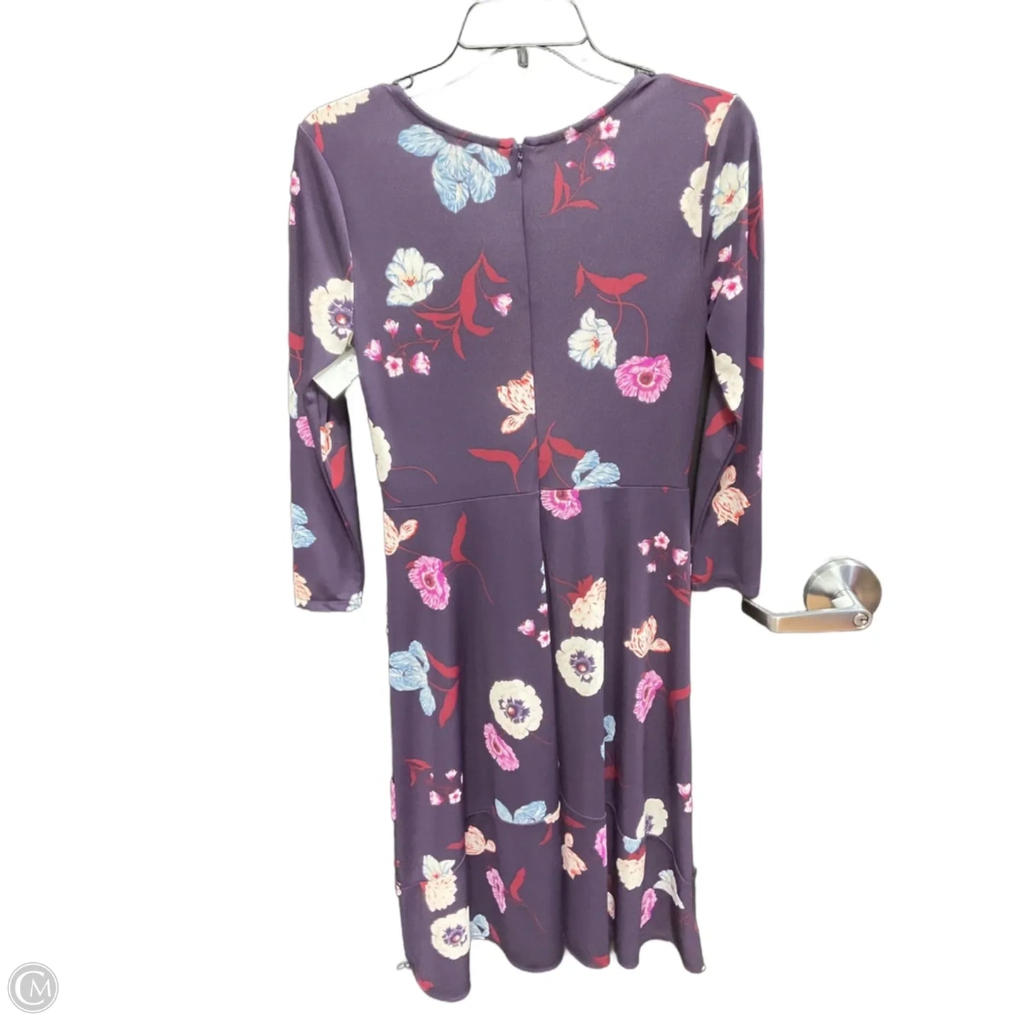 Dress Casual Midi By Ann Taylor In Floral Print, Size: 2