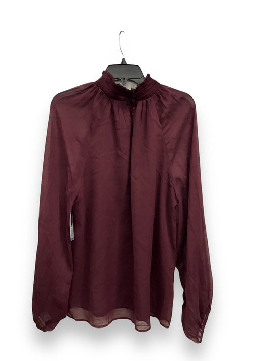 Blouse Long Sleeve By Joie  Size: L